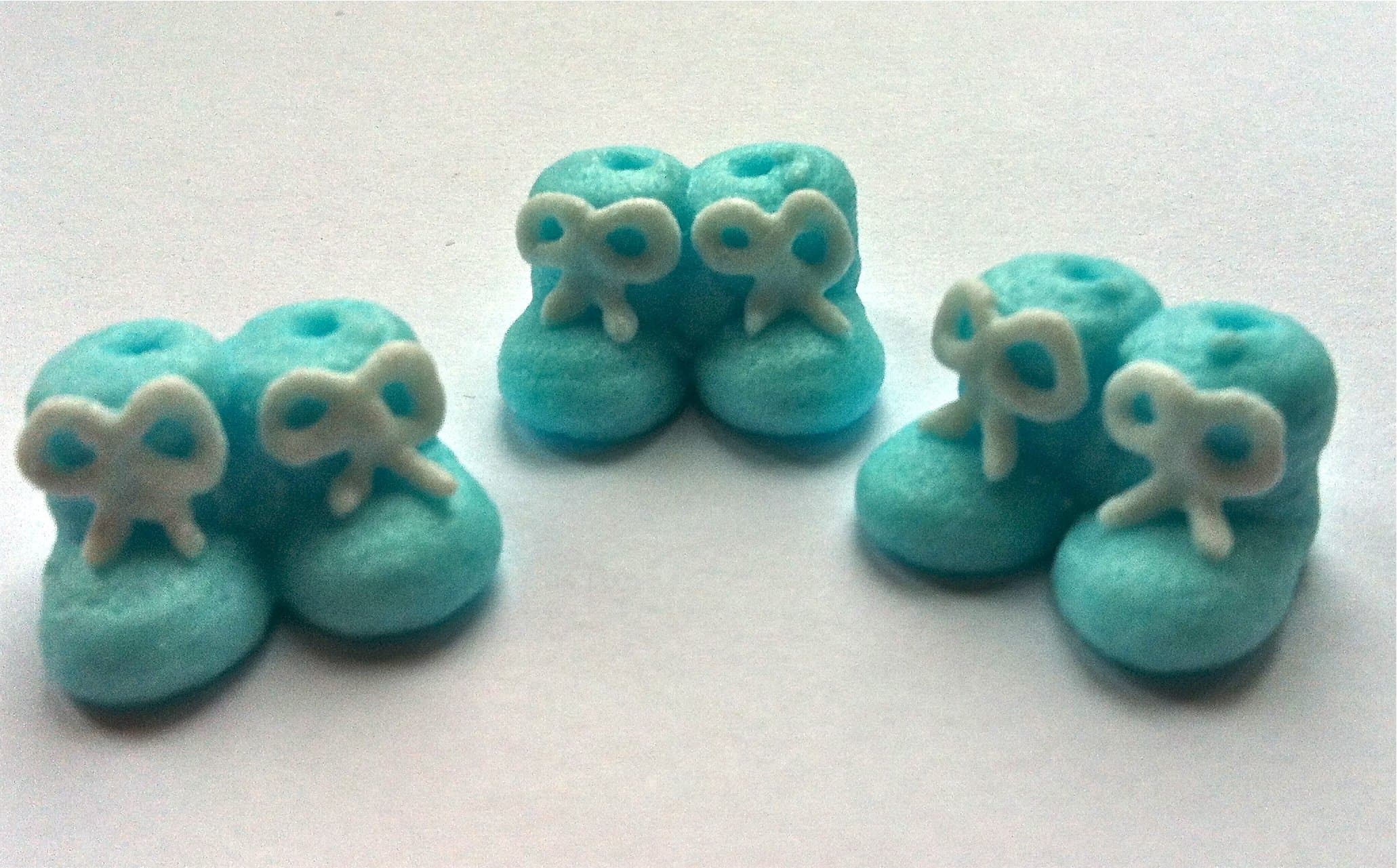 Sugar Baby Booties 12pairs / Blue