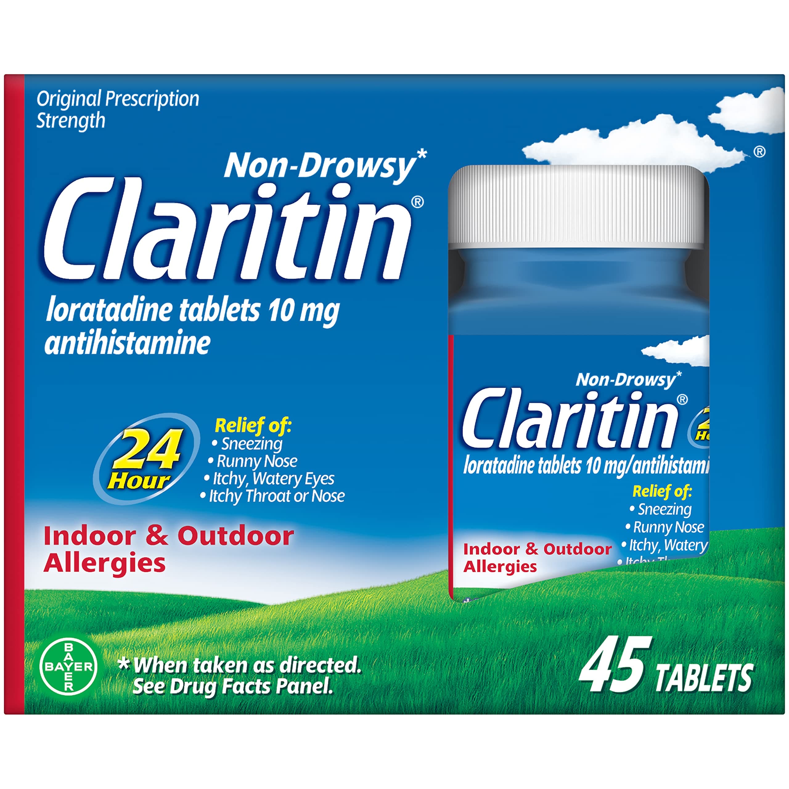 Claritin Allergy 24 Hour 10mg Tablets-45 ct (Quantity of 1)