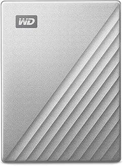 ウエスタンデジタル(Western Digital) WD ポータブルHDD 4TB USB Type-C シルバー My Passport Ultra 暗号化 パスワード保護 外付けハードディスク / メーカー3年保証 WDBFTM0040BSL-WESN 国内正規代理店品