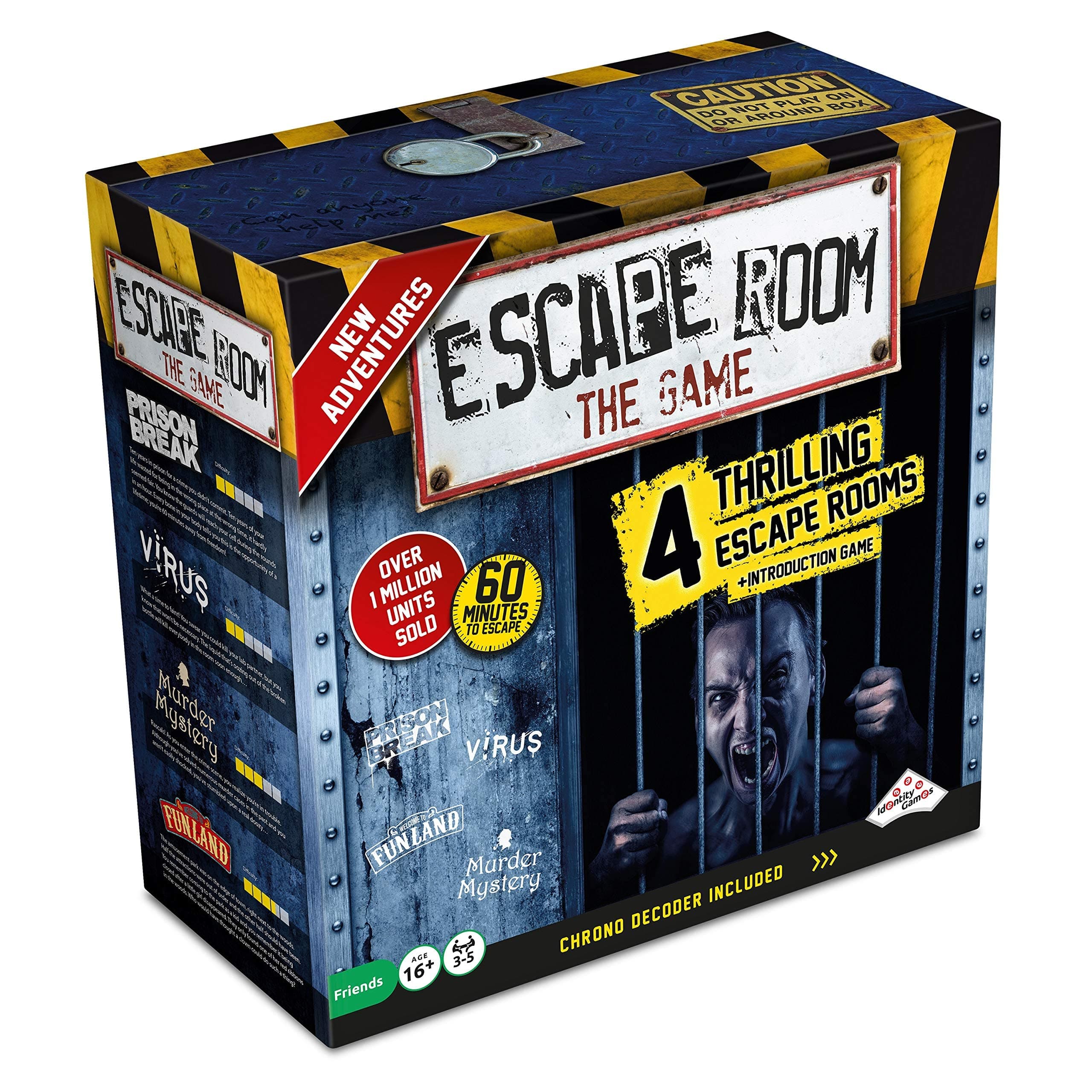 Escape Room The Game Base  V2 Prison Break, Virus, Funland, Murder Mystery