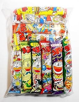 Umaibo Japanese Corn Puff Snacks 10 Flavours (20 Packs)