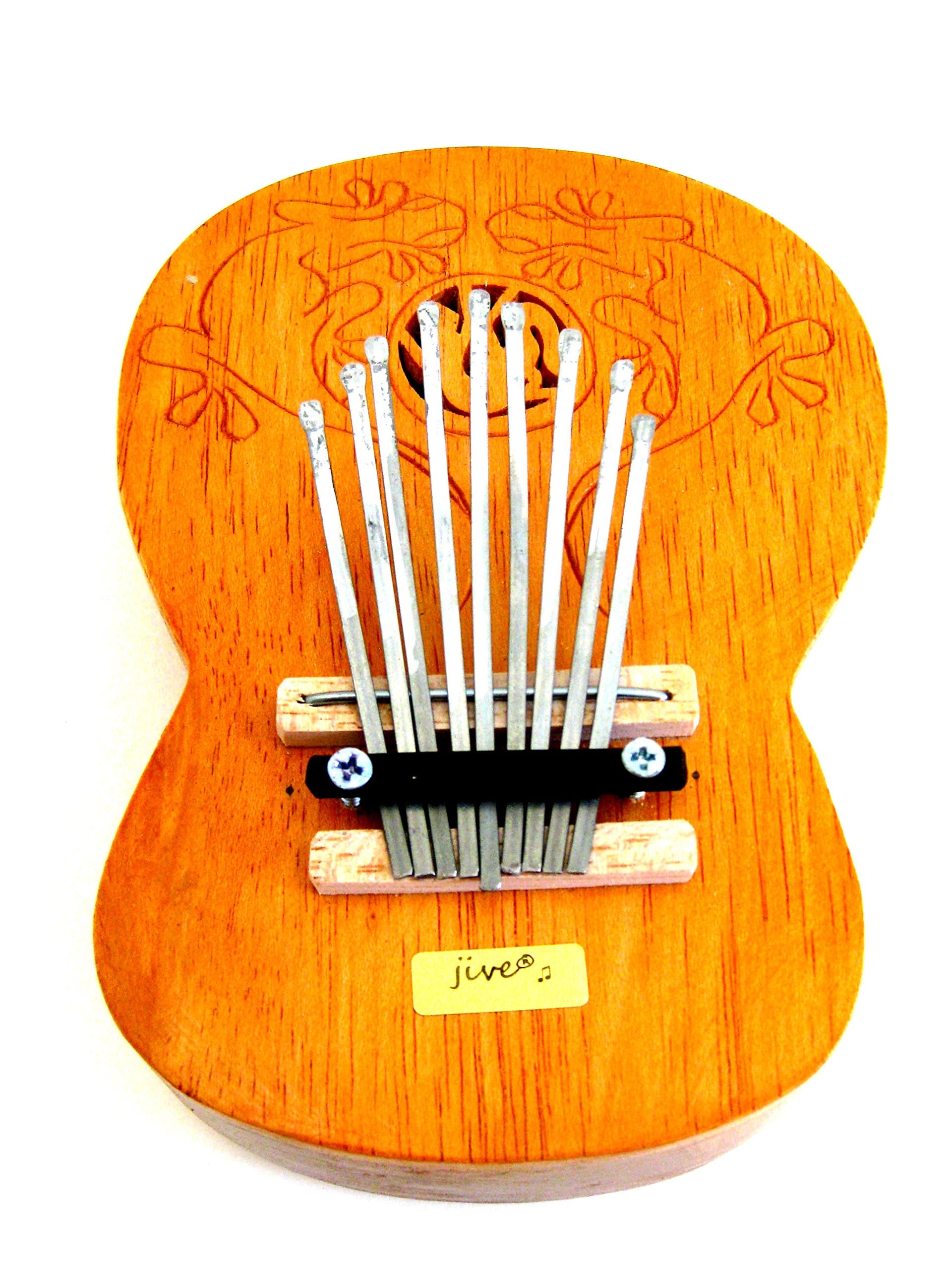 Kalimba Thumb Piano 7 Keys Tunable Percussion Double Kalimba LARGE SIZE, Hardwood - JIVE® BRAND