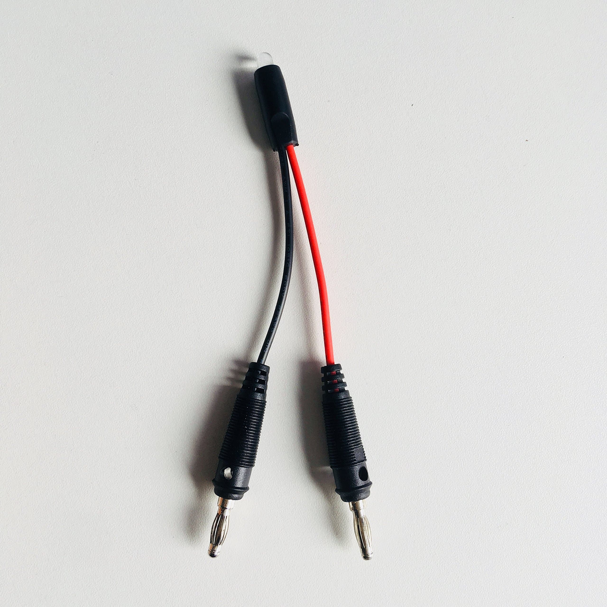 Power Probe Test Lead Led Pulse Signal Testing kit to Dual 4.0 Banana Plug with 4.0 Banana Hole for Pulse or Signal Comparison