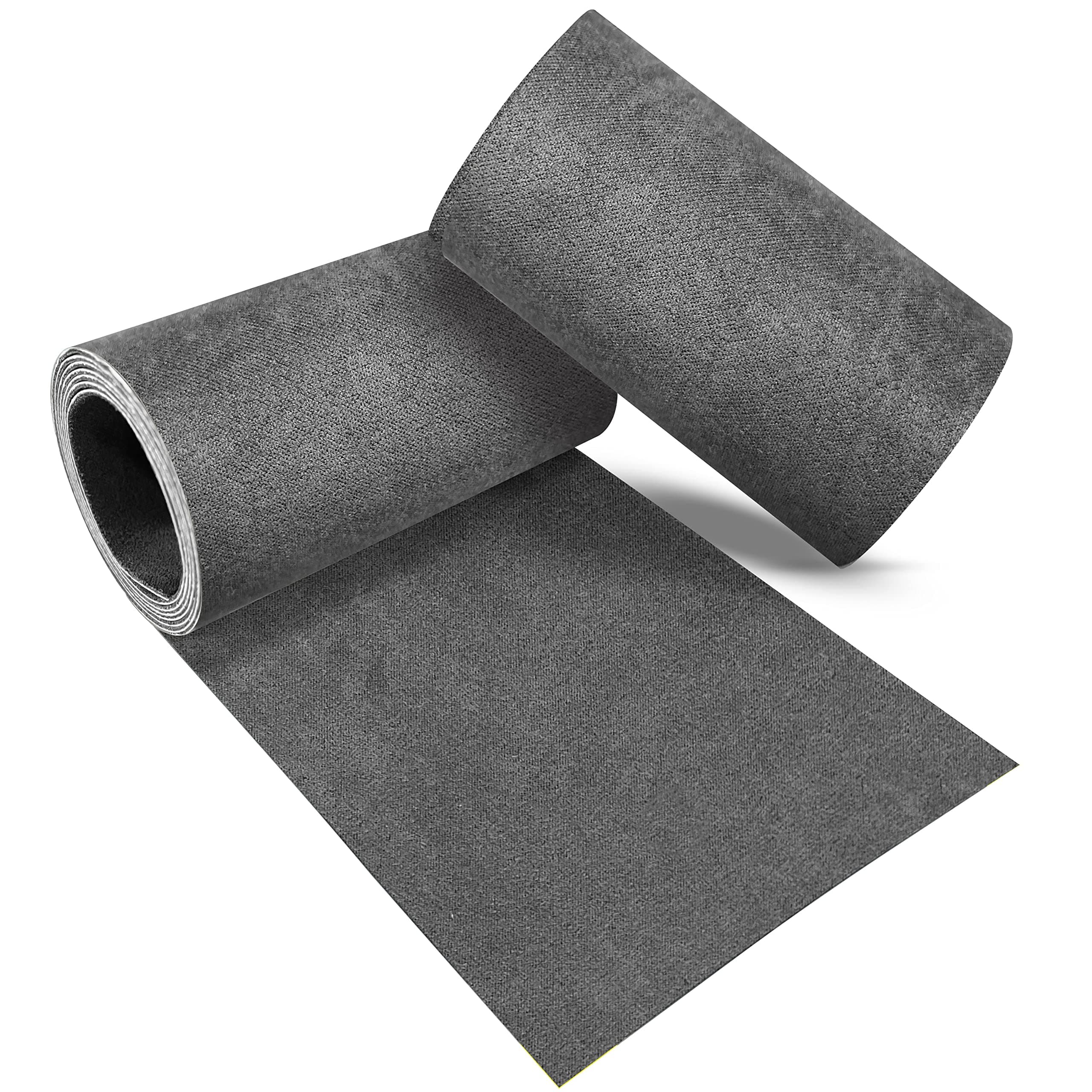Azobur Velvet Rectangular Repair Patch, Self-Adhesive Flannel Fabric Patch, Multi Colors, Microfiber Patch,Can be Used to Patch Sofas, Car Seats, Handbags, Jacket Holes and Tears (Gray)