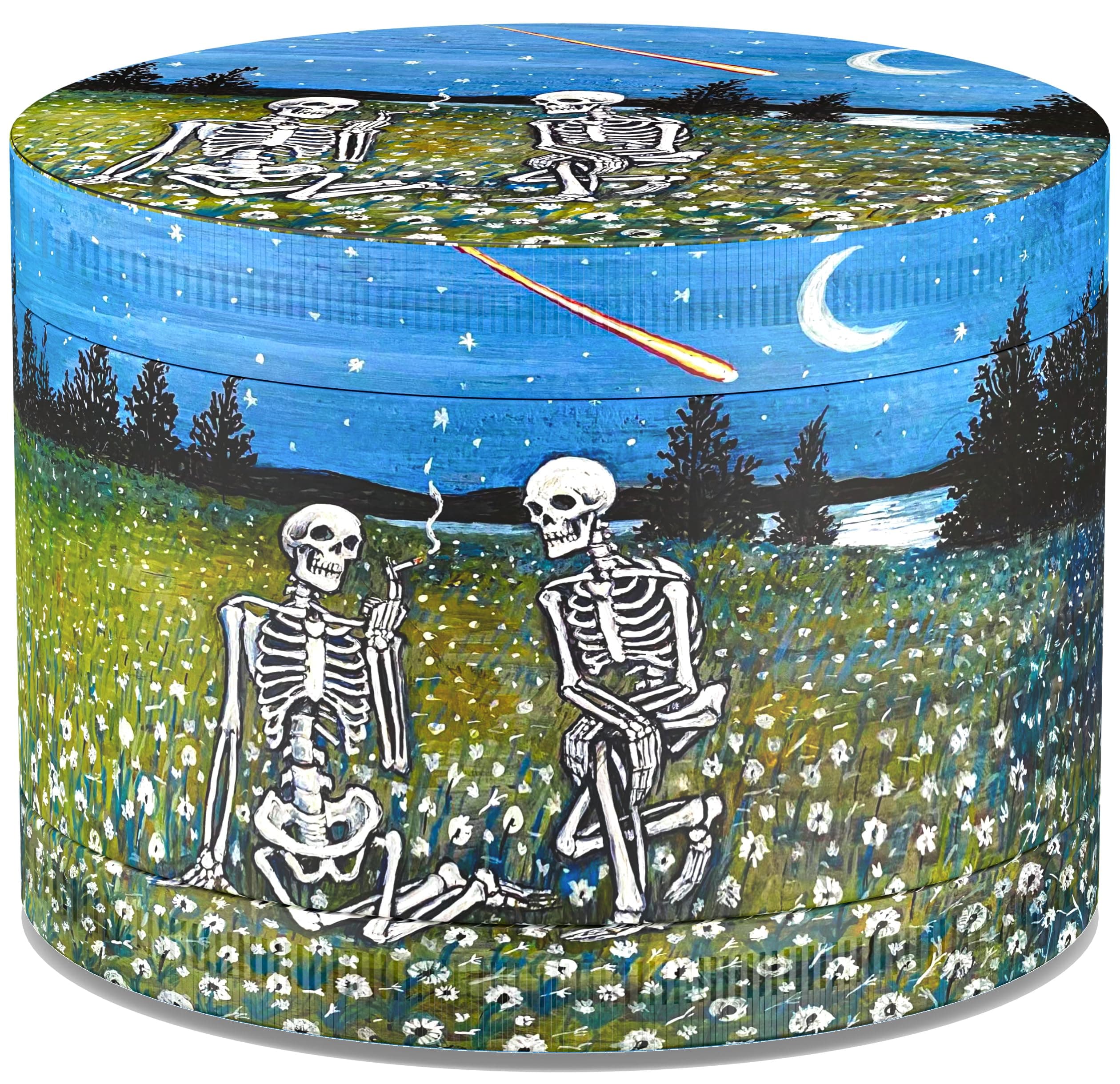 Kitchen 2.5'' Spice Grinder Large Size, Blue