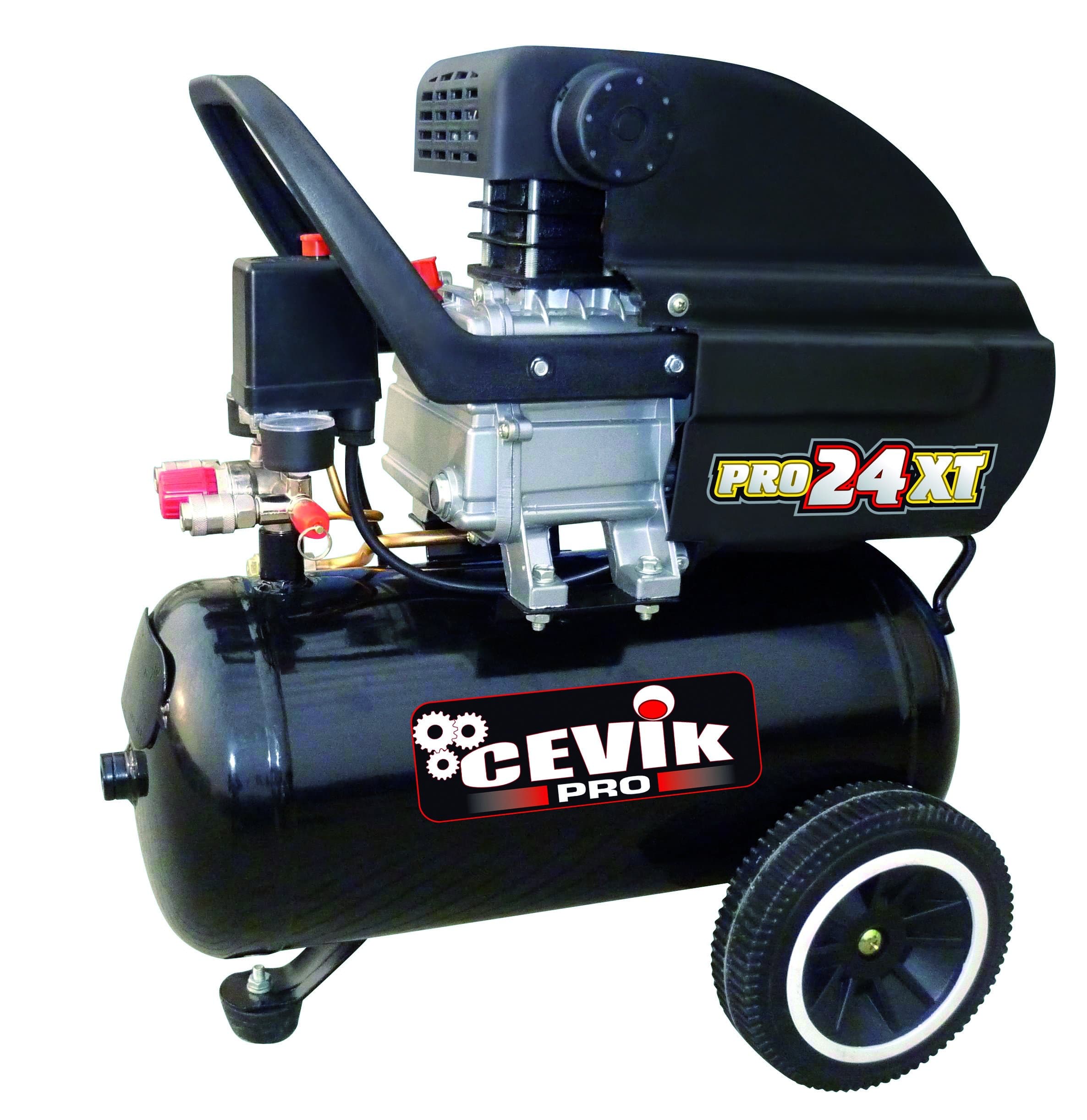 cevik ca-pro24 X T – Monoblock Portable 230 V- 2,5hp- 24 LT.-8 Bar- 205 lt./Min.