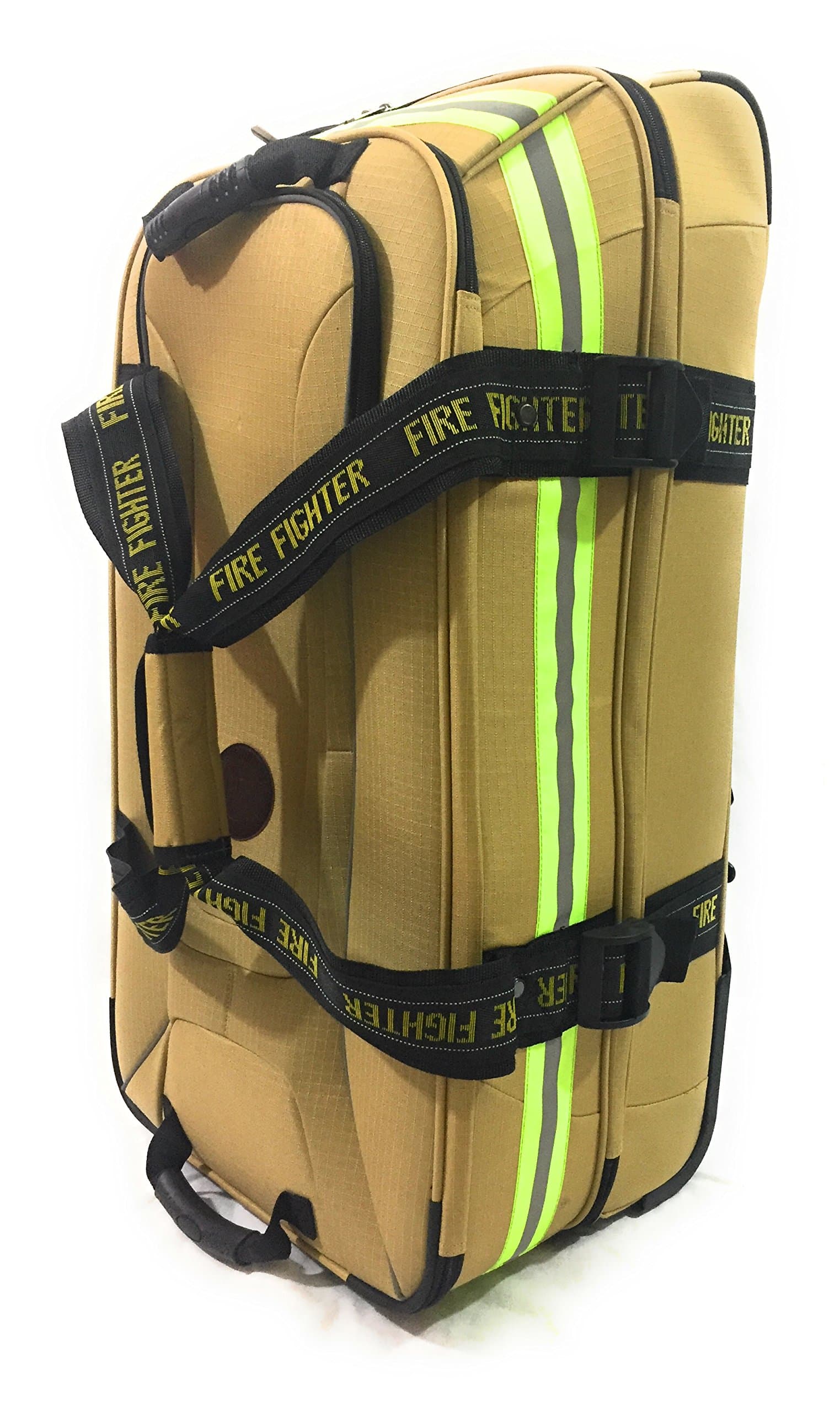 Fireflex® Firefighter Rolling Travel Bag (Gold)