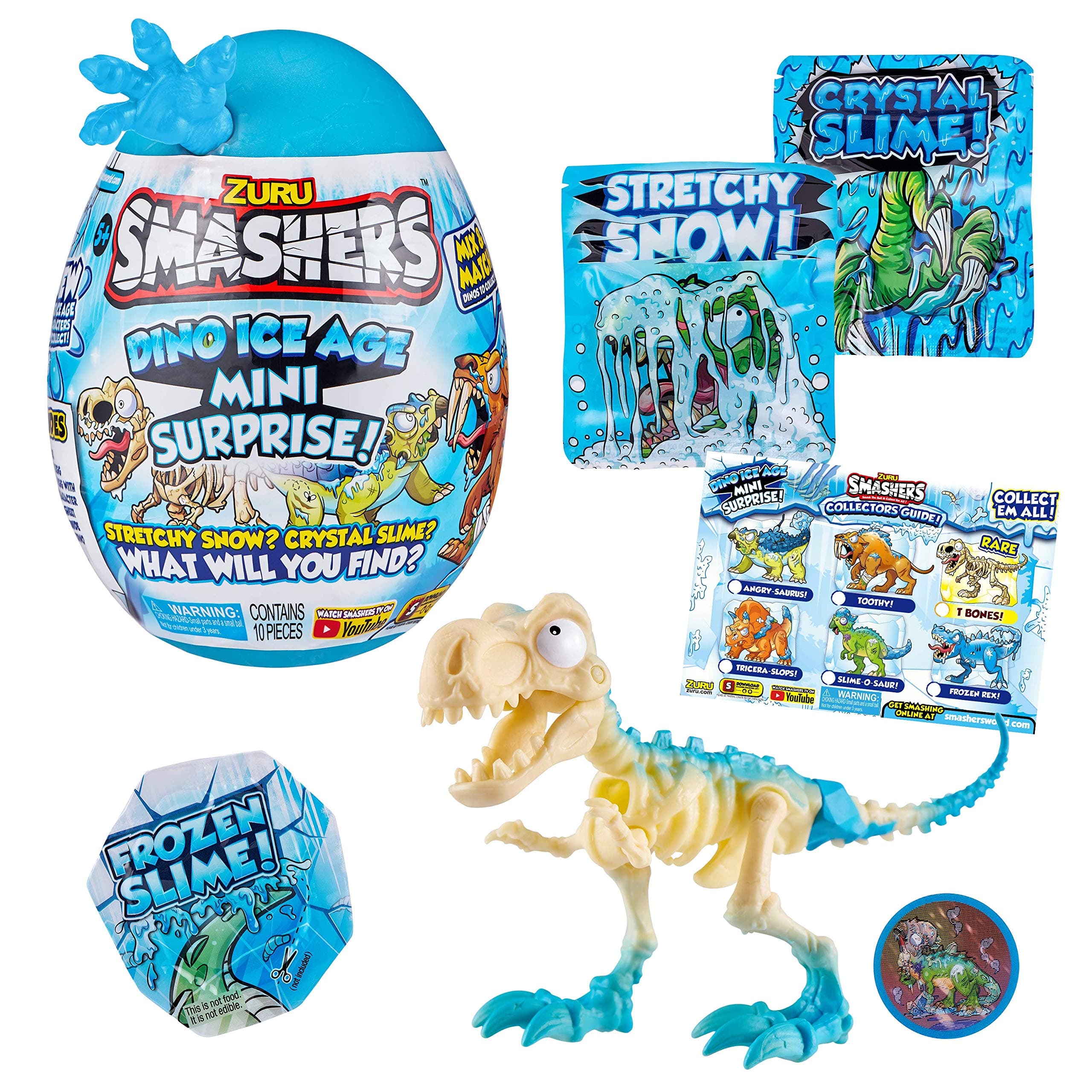 Dino Ice Age Mini Surprise Egg - T Rex Skeleton (7456) Color May Vary