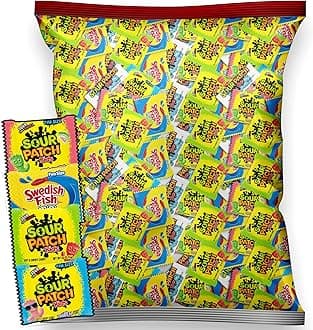 Individually Wrapped Sour Patch - Bulk Candy Individually Wrapped for Kids, Gummy Candy Variety Pack for Birthday, Office, Back to School & Pinata Stuffers