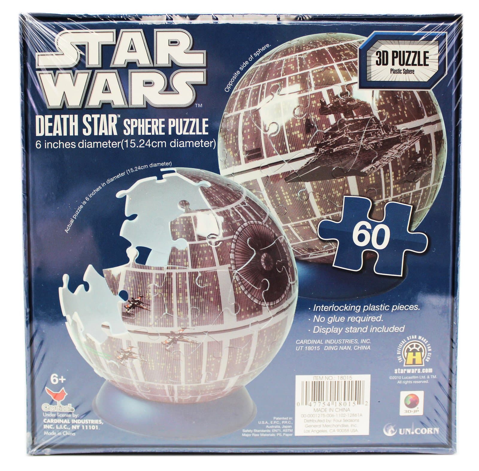 Death Star Star Wars Miniature 3D Spherical Puzzle (60pc)