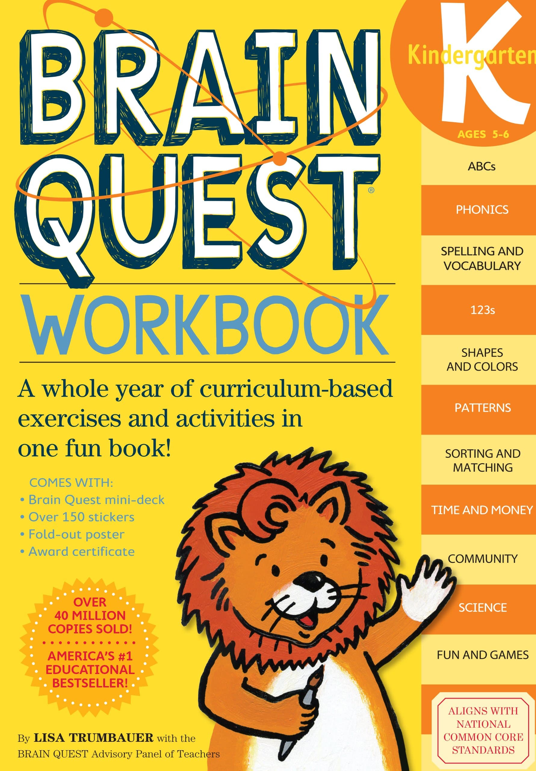 Brain Quest Workbook: Kindergarten Paperback – 9 July 2008