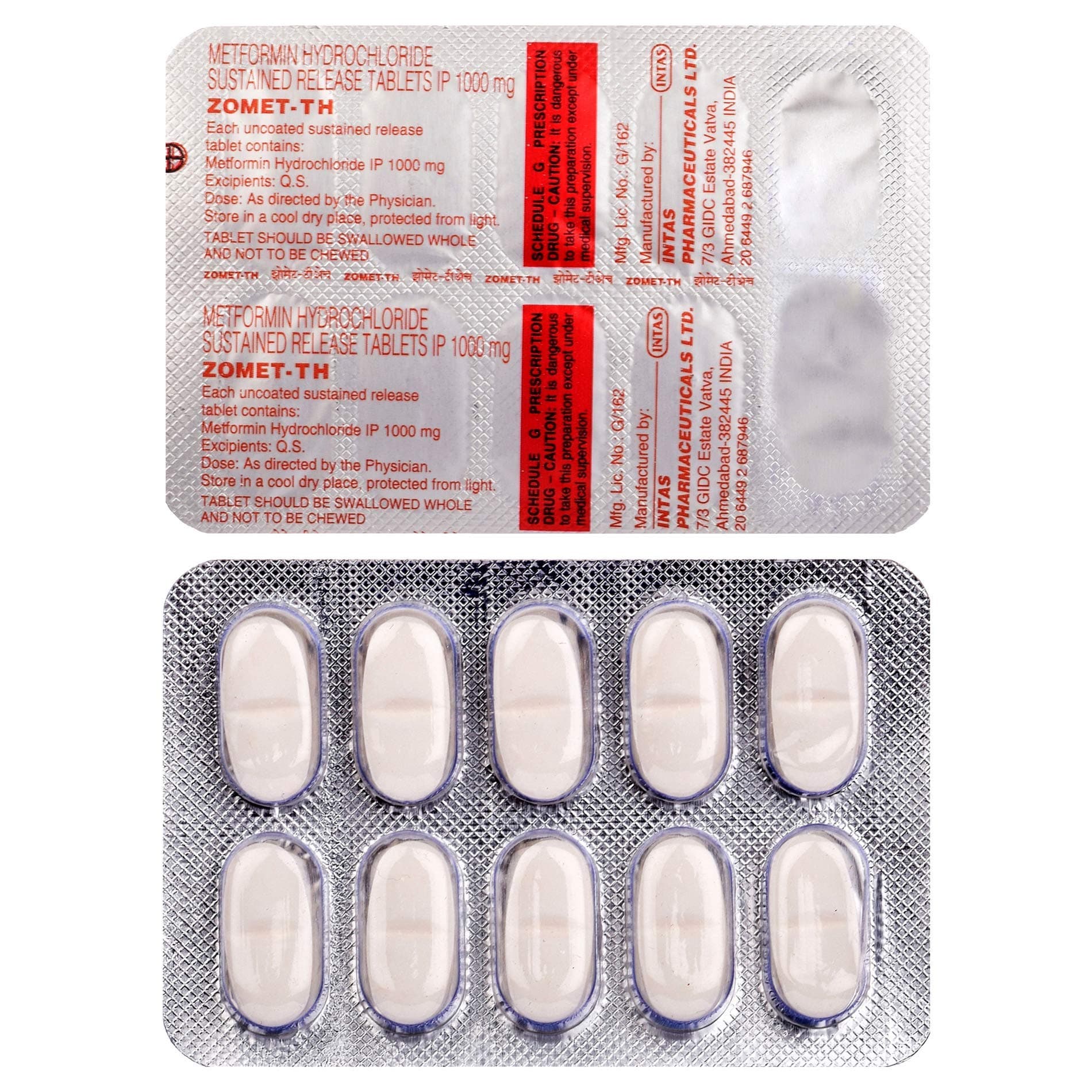 Zomet-TH - Strip of 10 Tablets