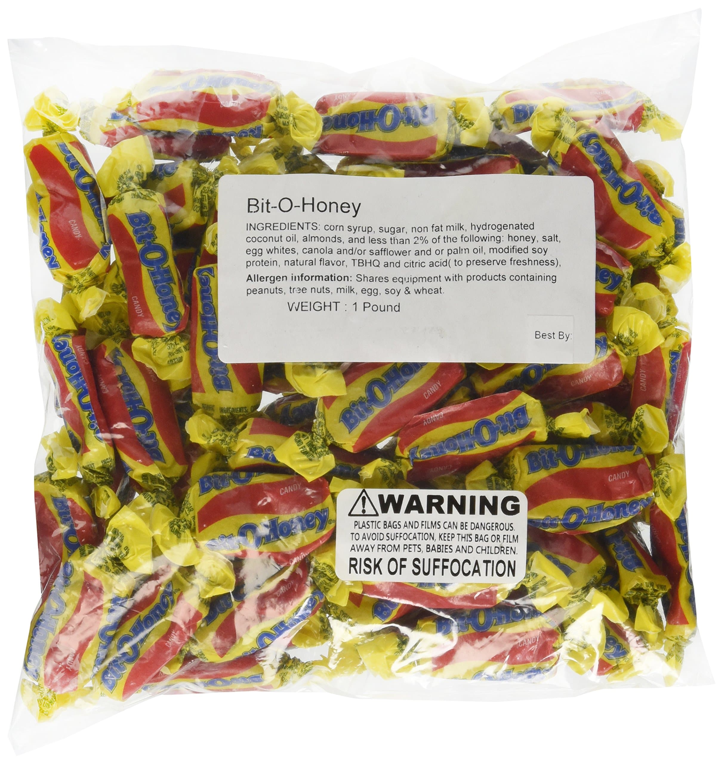 Pearson's Bit-o-honey, 1 Lb Bag, 1 Pound