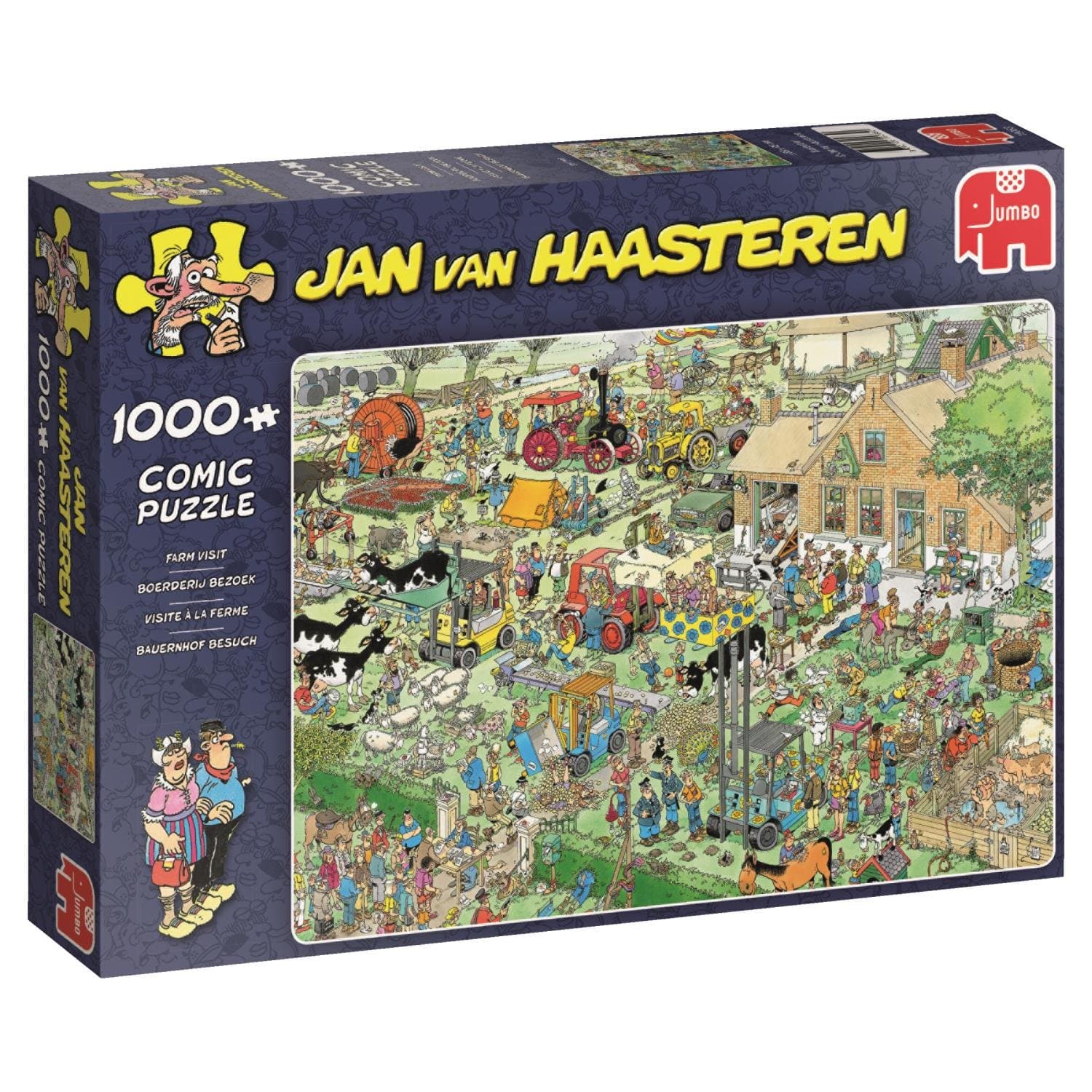 Jumbo 19063 Farm Visit Jigsaw Puzzle, Multi