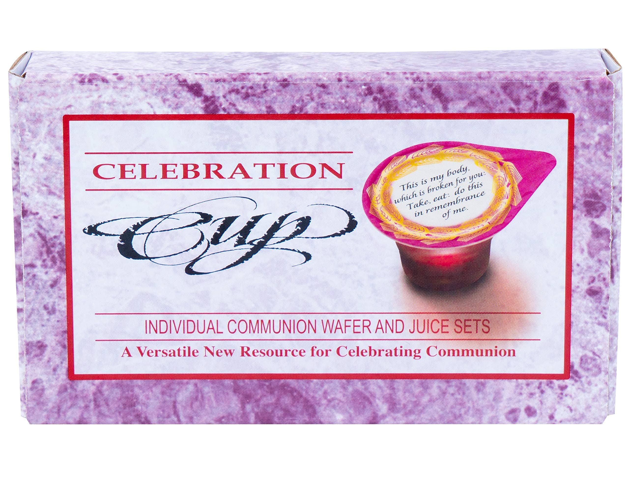 Celebration Cup 3 Prefilled Communion Cups - Visitation Pack