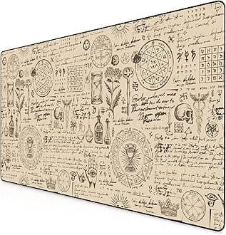 TITANWOLF - XXL Mouse Mat - Mouse Pad 1200 x 600 x 3mm –Speed Gaming Mouse Pad - Extra Large - Table Mat Large Size - improved Precision and Speed – Design Alchemy