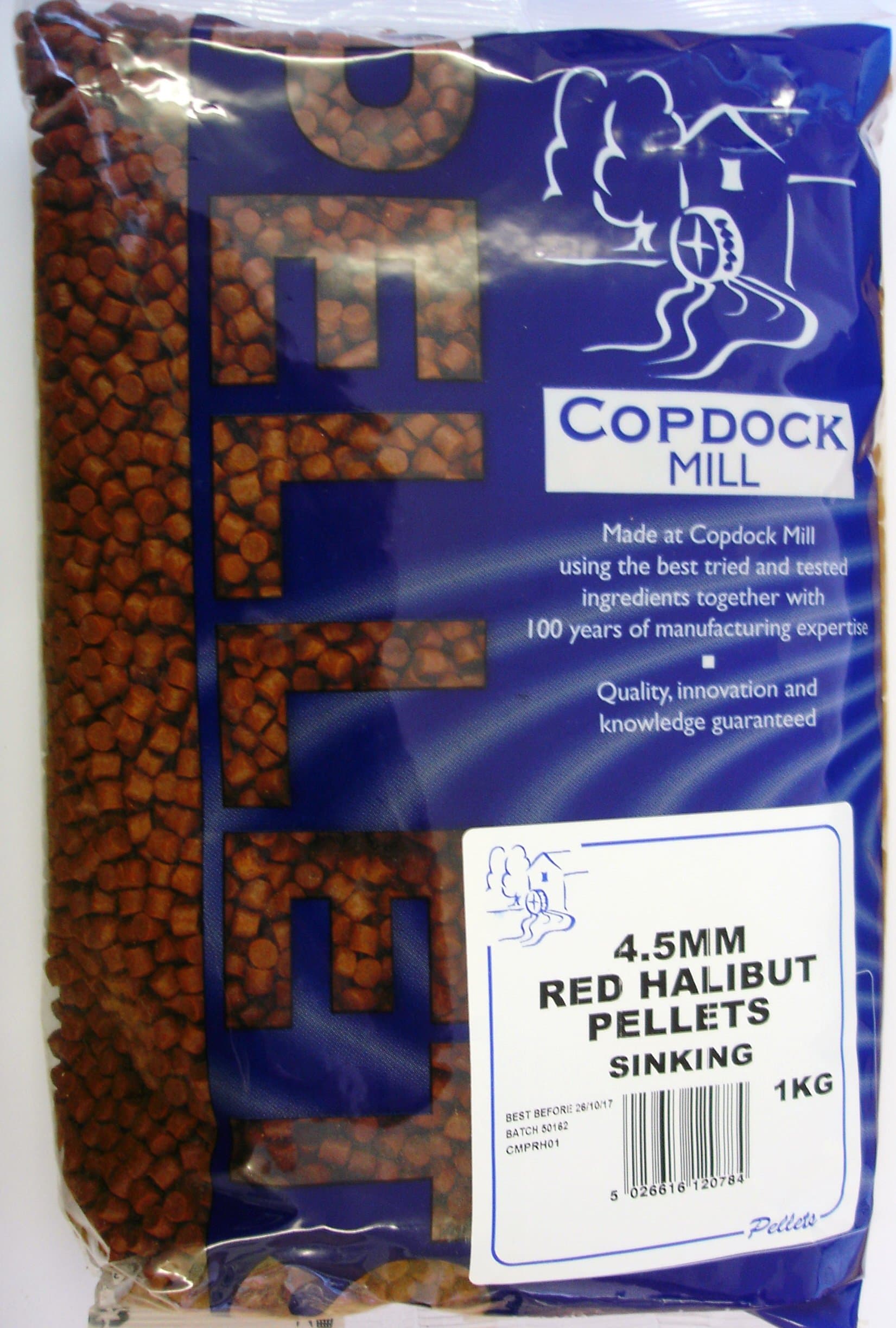 Red Halibut Marine Pellets 4.5mm - 1000g Bulk Pack
