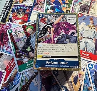 One Piece Anime Card Game, 50 Assorted Cards + 5 Foil Bonus Cards