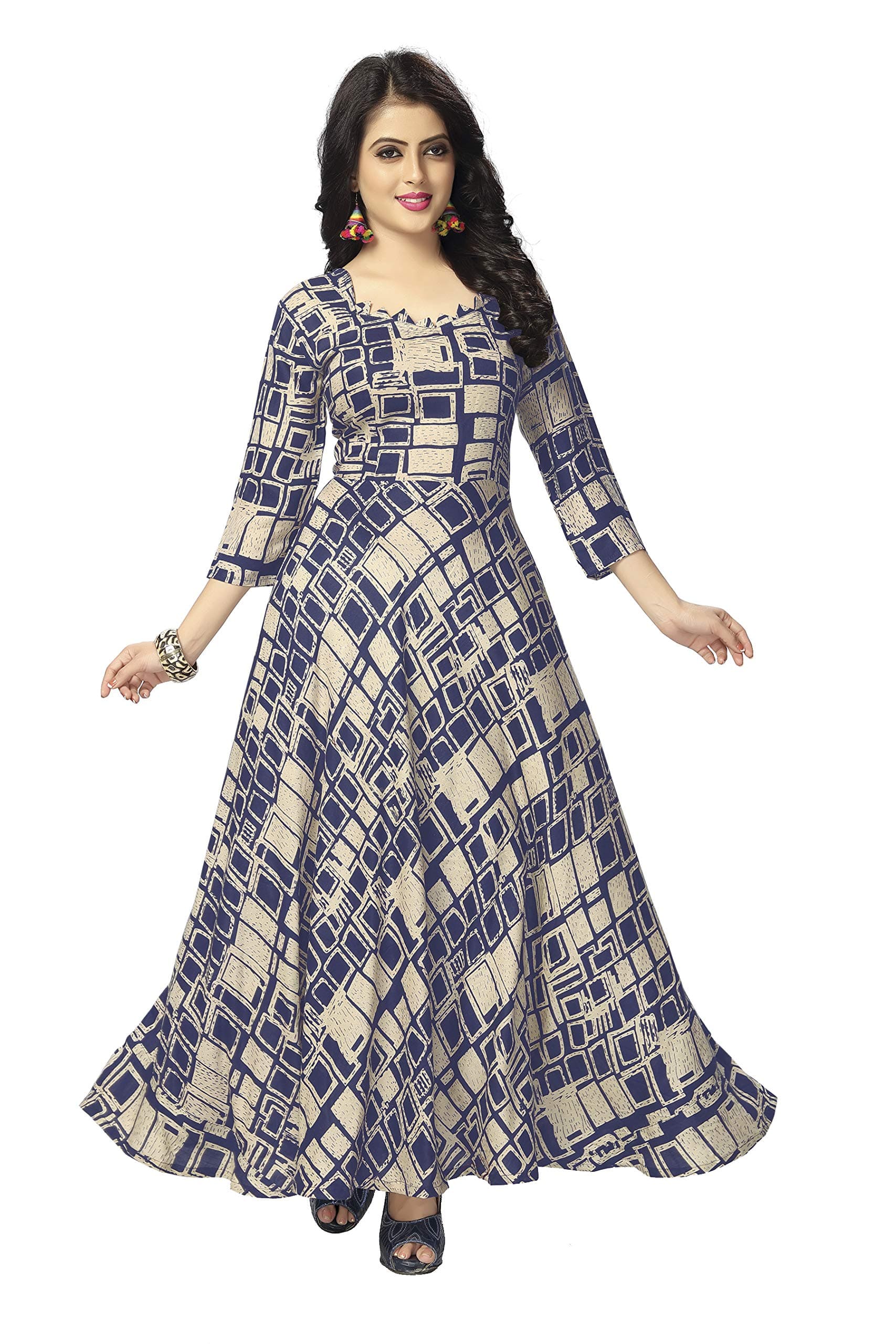 Venisa Women's Rayon Regular Kurta-Kurti