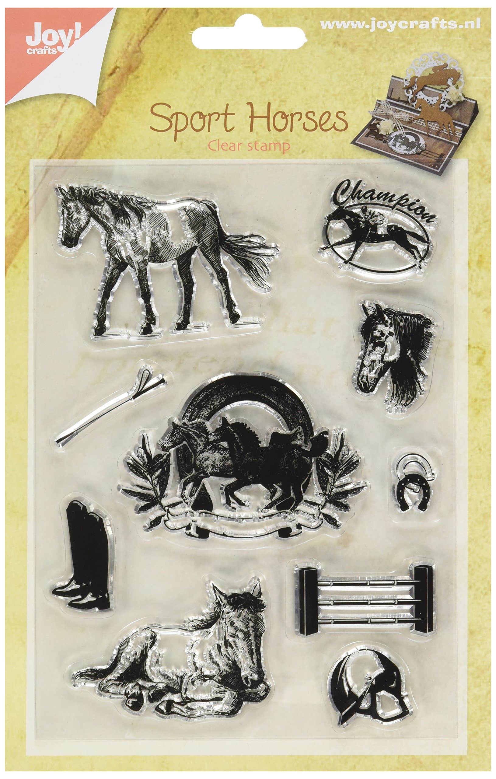 Joy Craft Clear Stamps-Horses