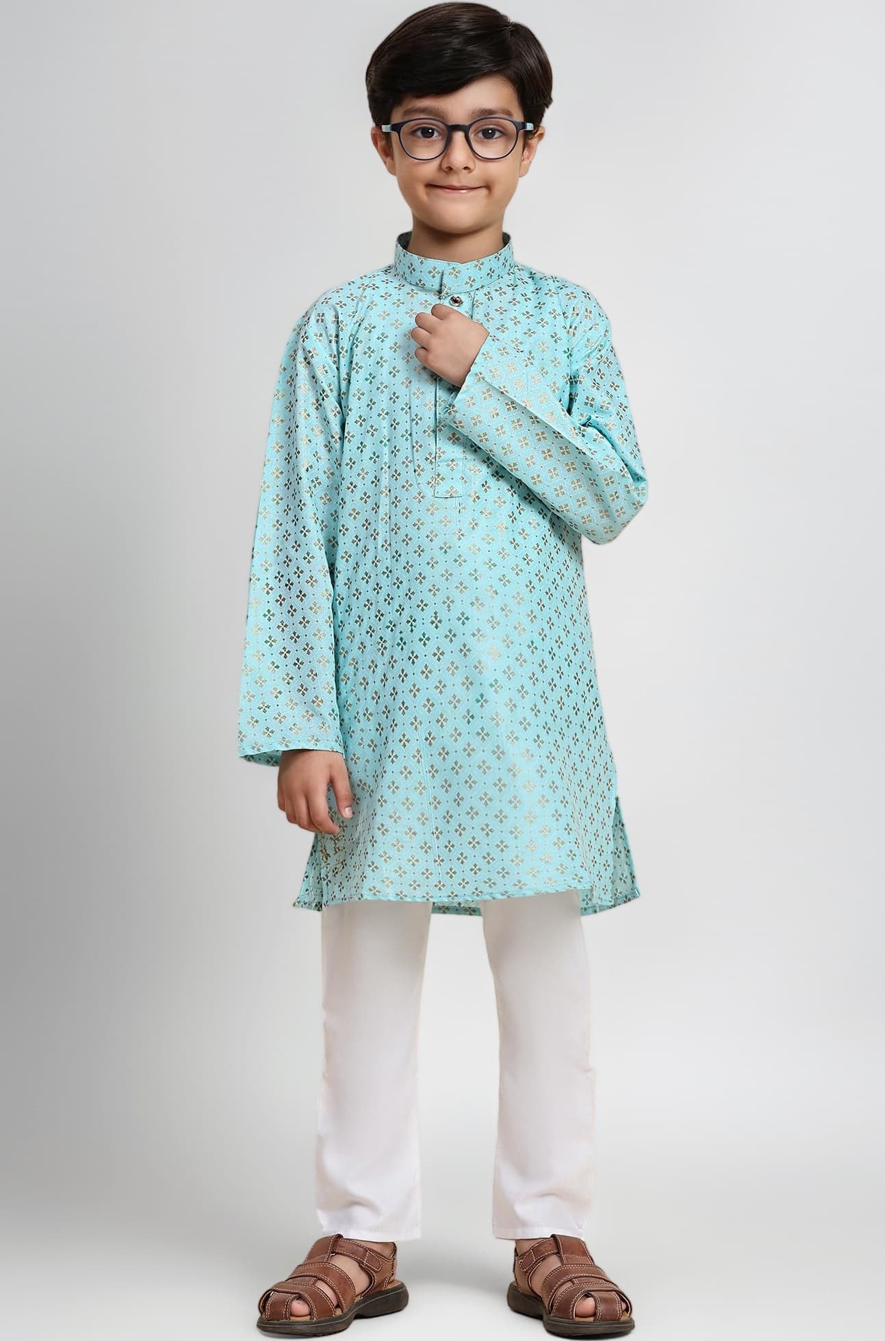 Pro-Ethic Style Developer Boy's Cotton Solid s Kurta Pajama For Kid'S Ethnic Wear | Kurta Pajama Set