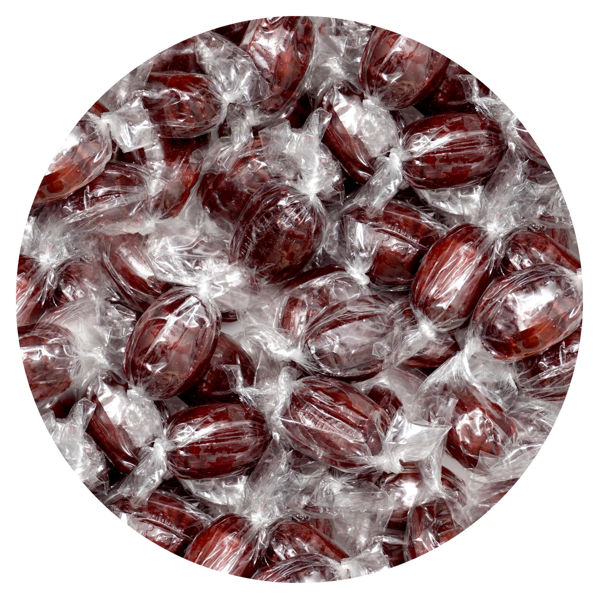 Root Beer Barrels Hard Candy - 1lb Bulk Bag (Approximately 65 pcs) - Old Fashioned Hard Candy - Individually Wrapped Bulk Candy - The Hampton Popcorn & Candy Company