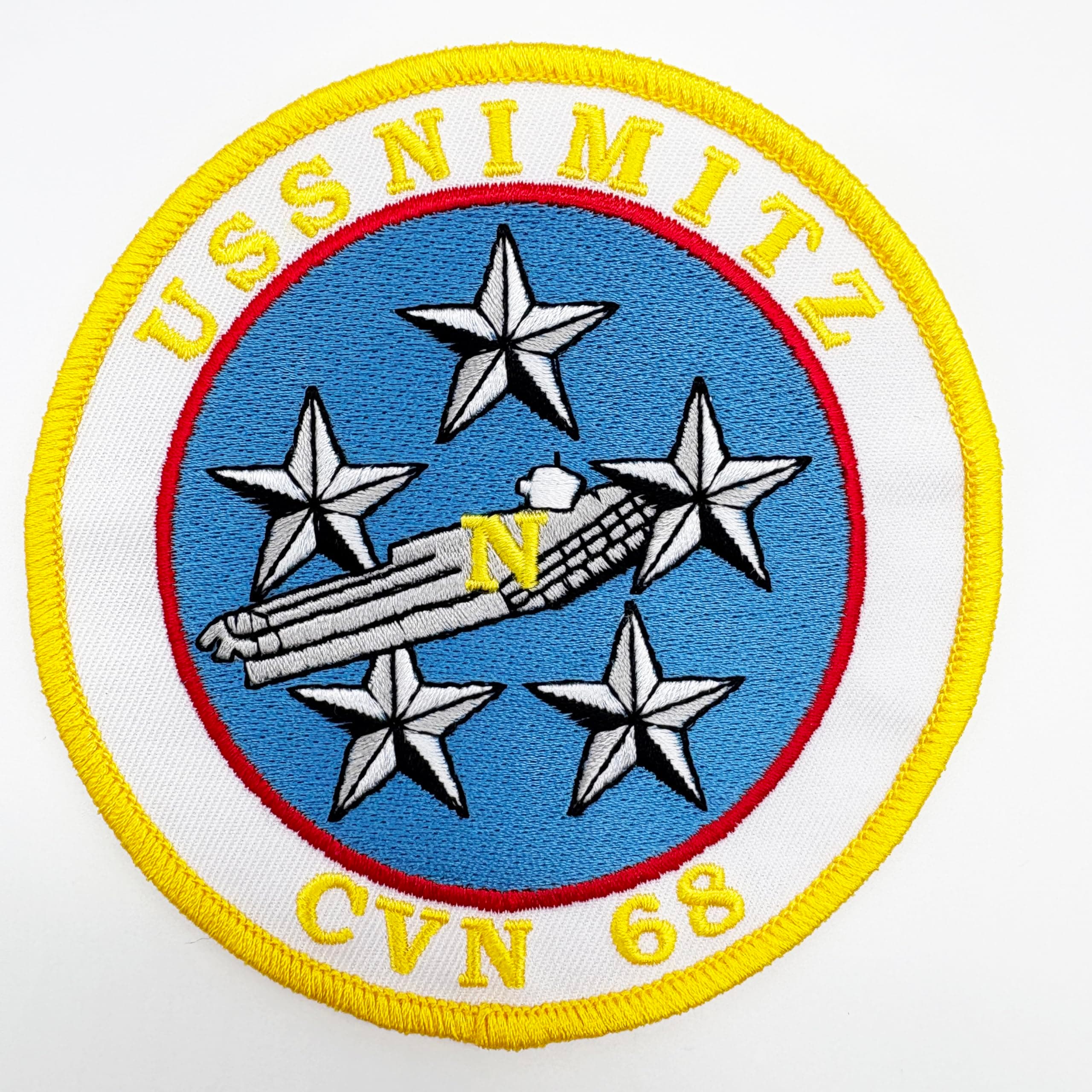 USS Nimitz CVN-68 Patch ââ‚¬â€œ Sew On