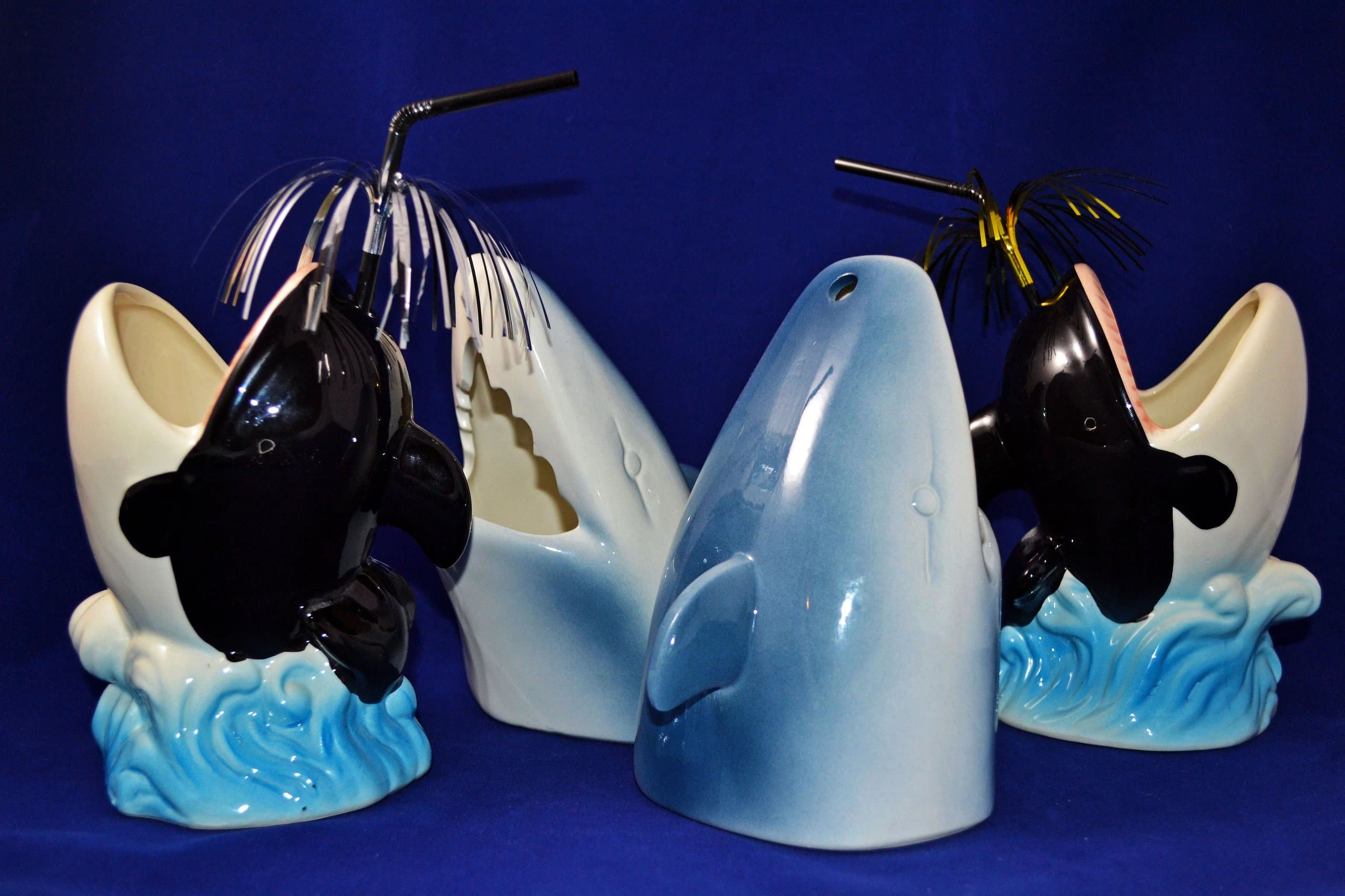 Shark and Whale Mug Set