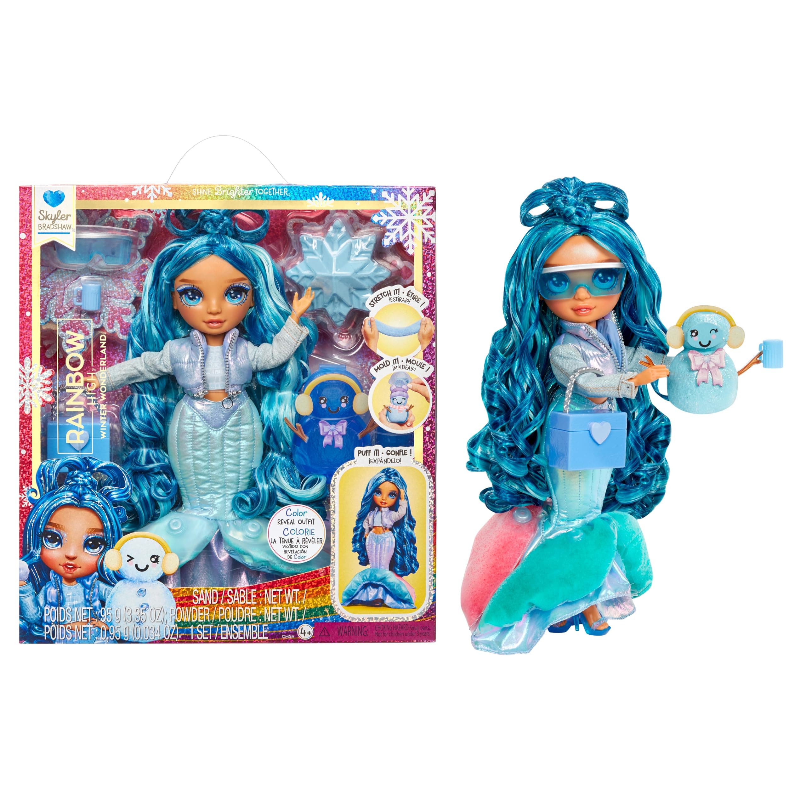RAINBOW HIGH Winter Wonderland Doll- Blue