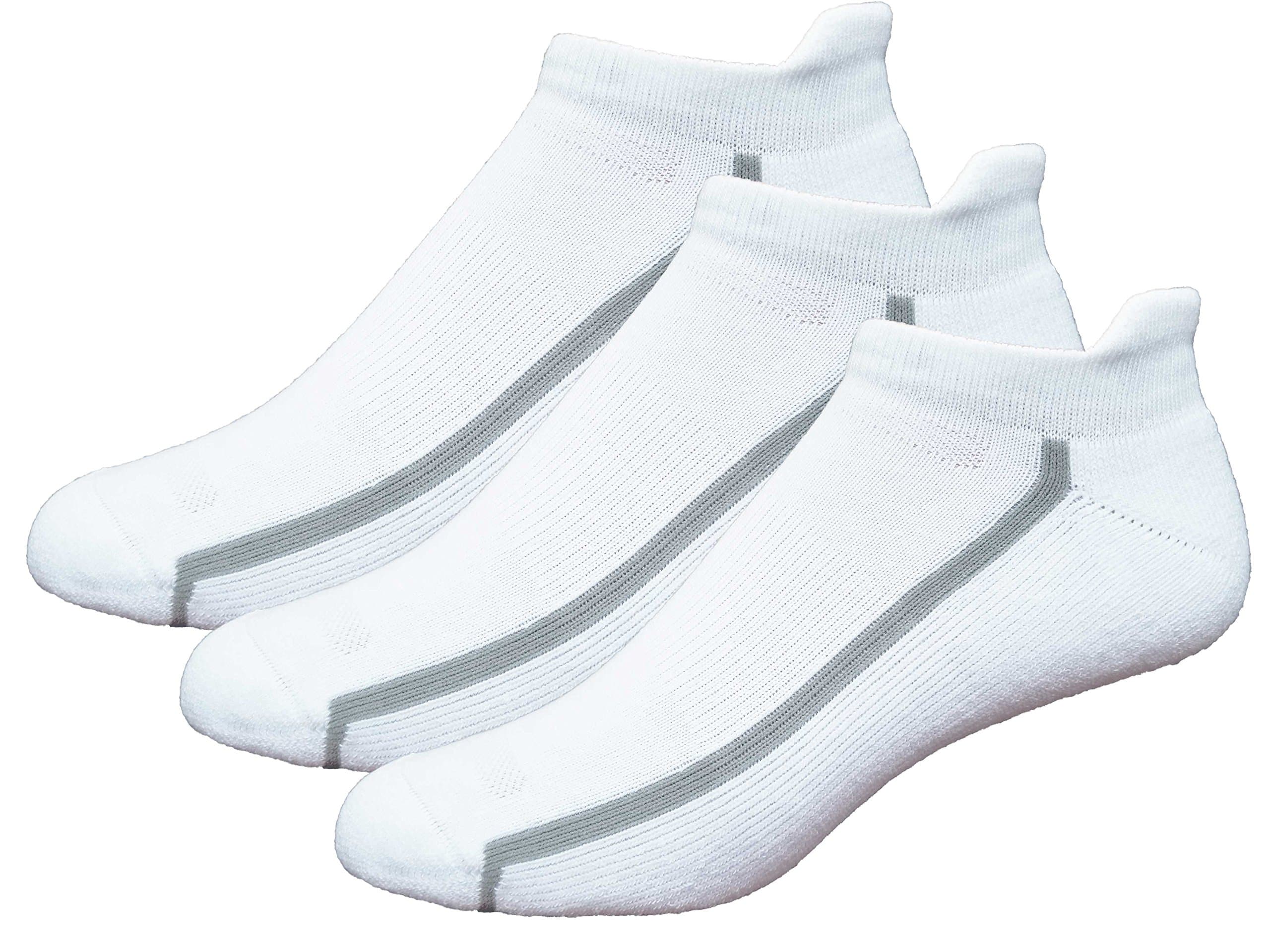Mens 3-Pack No Show Tab Golf Socks