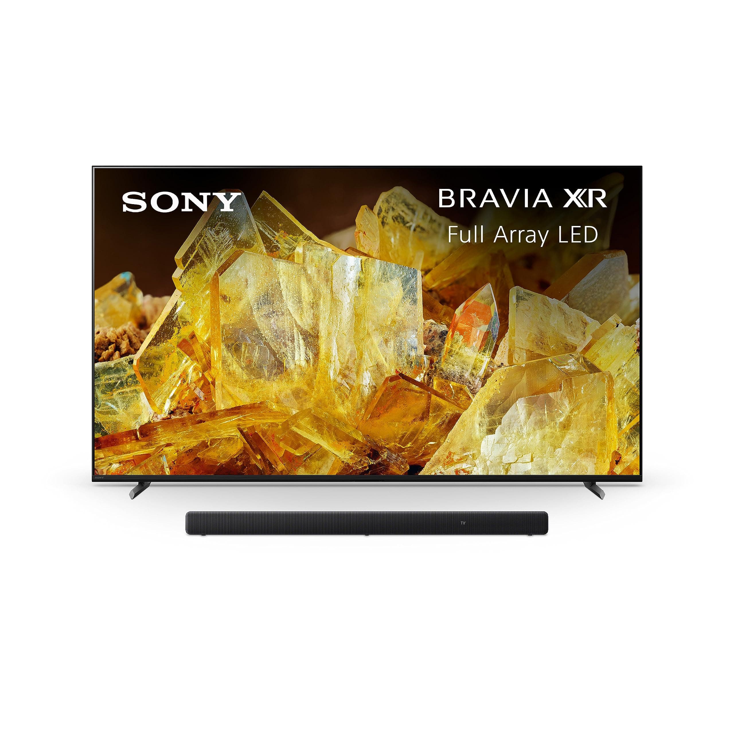 65 Inch BRAVIA XR X90L Full Array LED 4K HDR Google TV HT-A3000 3.1ch Dolby Atmos Sound Bar