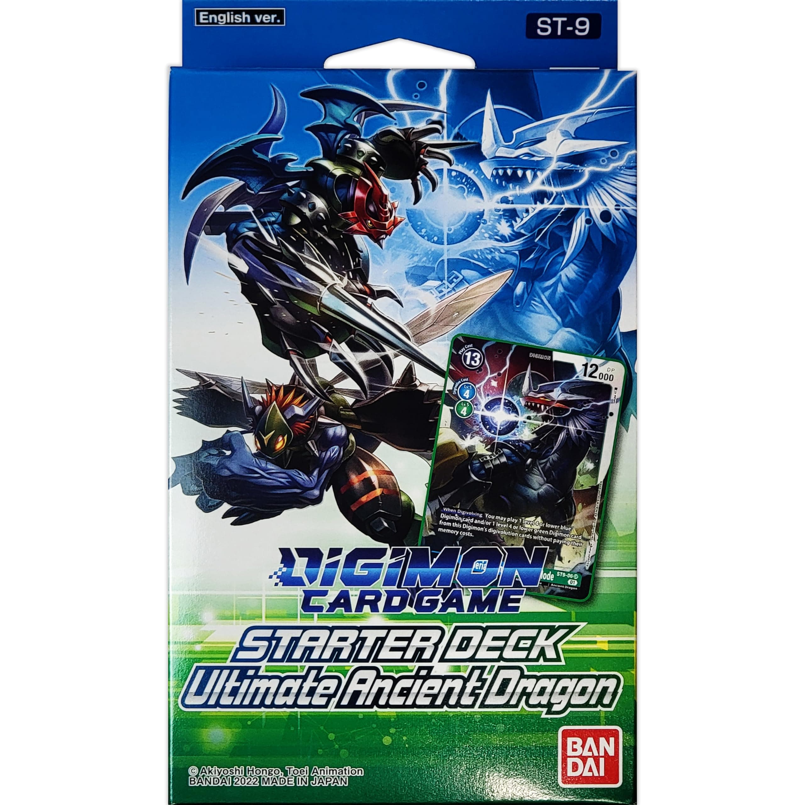 Digimon Card Game: Starter Deck - Ancient Dragon ST9 | Card Game | Ages 6+ | 2 Players | 10 Minutes Playing Time, Multicolor,1. Starter Decks,BCL2611042