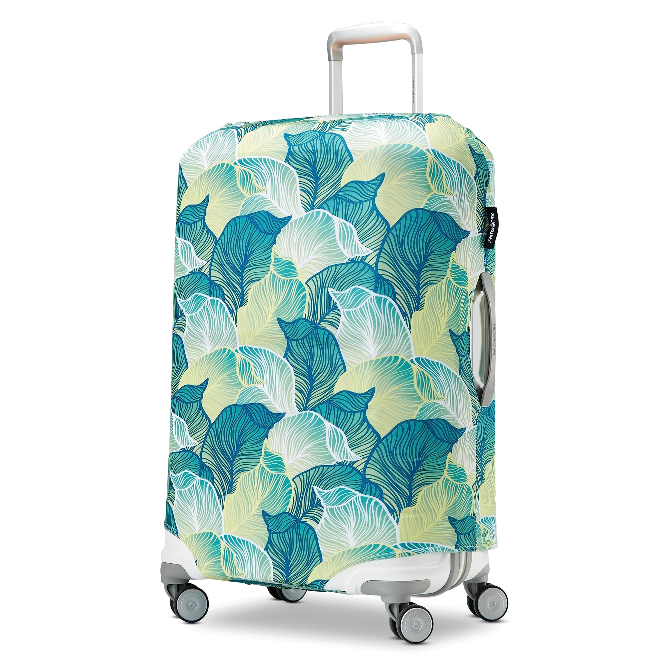 Printed Luggage Cover, Leaf Print, Extra Large
