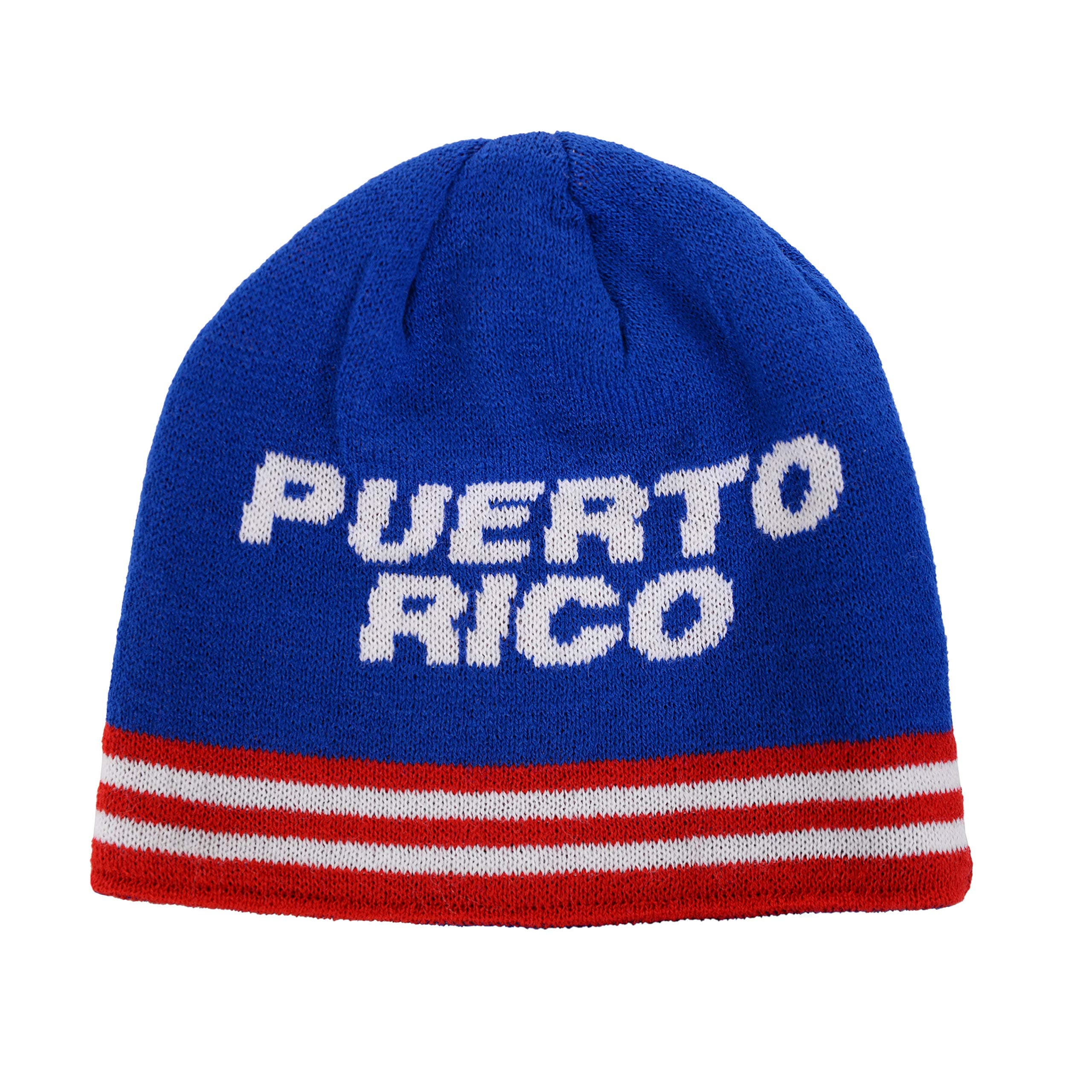 Puerto RicoBeanie Cap Winter Hat Blue