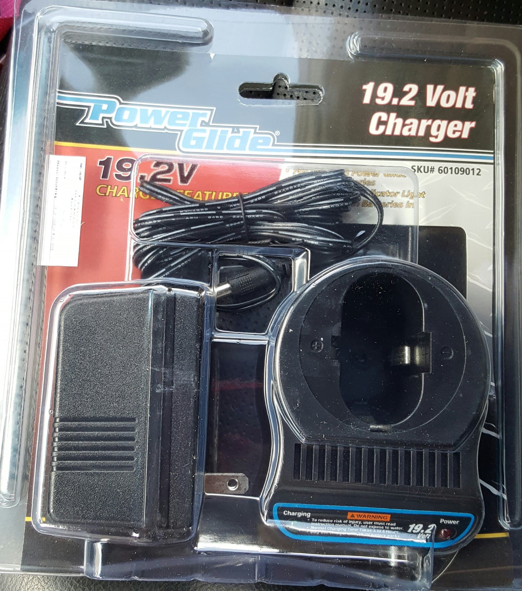 Power Glide Battery Charger With Base 19.2 V