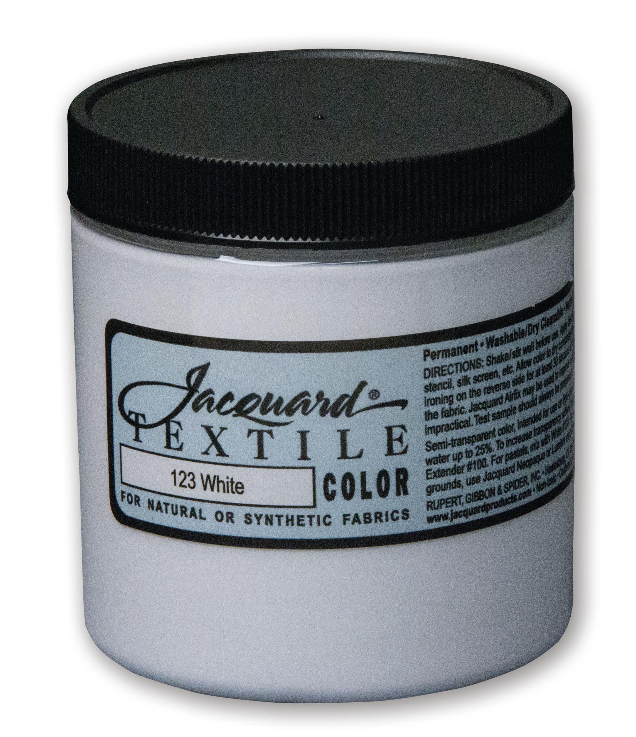Jacquard TEXTILE PAINT 8OZ WHITE