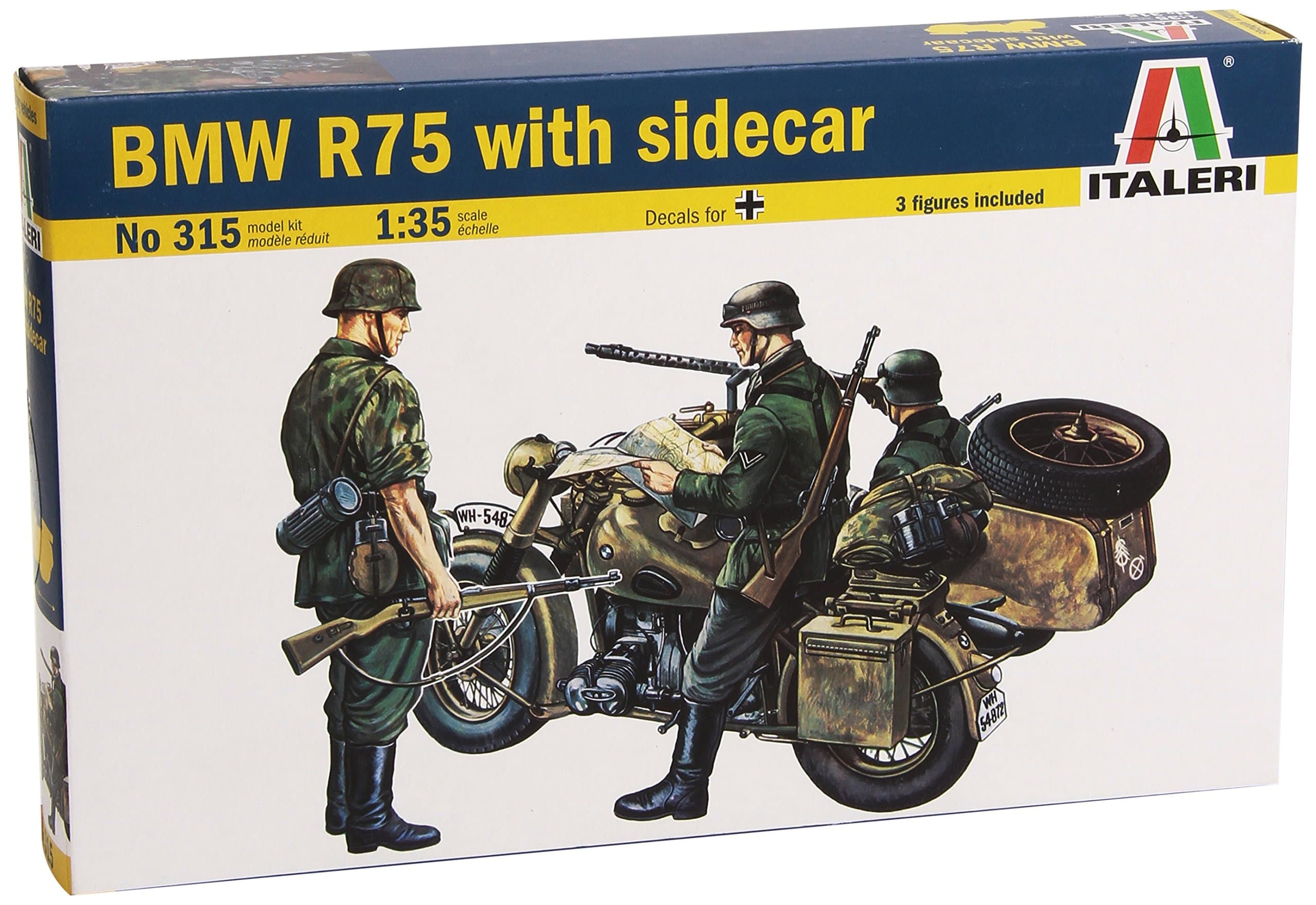 Italeri 0315S, BMW R 75 with sidecar