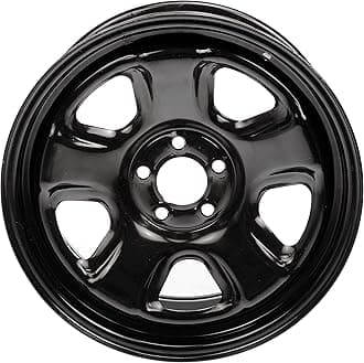 Dorman 939-166 Steel Wheel for Select ChryslerDodge Models (18x7.5''5x115mm), Black