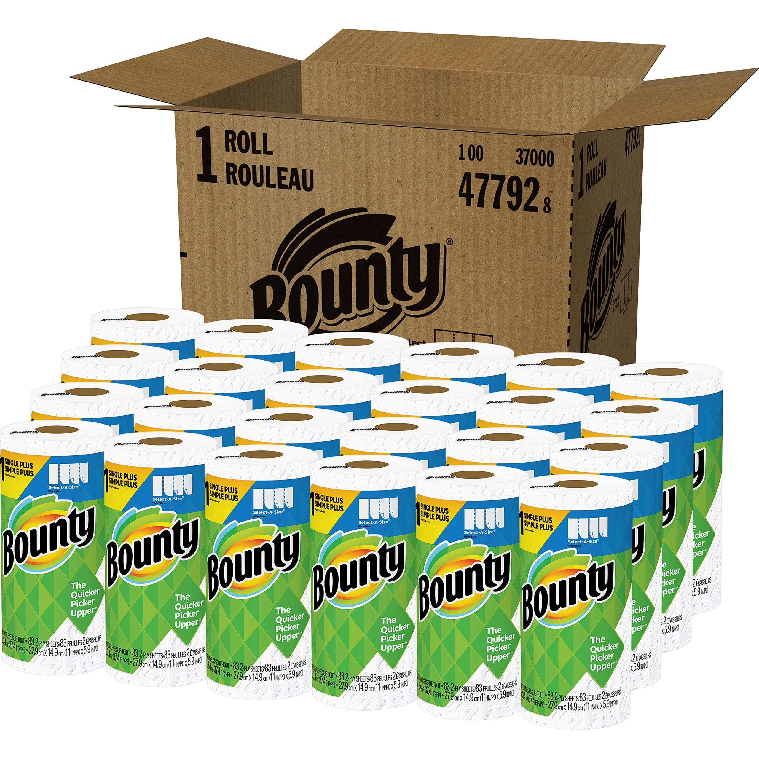 Bounty Select-A-Size Paper Towels, 1992 Count