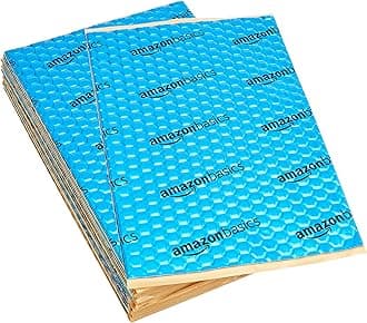 Car Sound Deadening Mat, 9.8" x 15.7", 34-Piece, Heat and Noise Insulation, Vibration Dampening