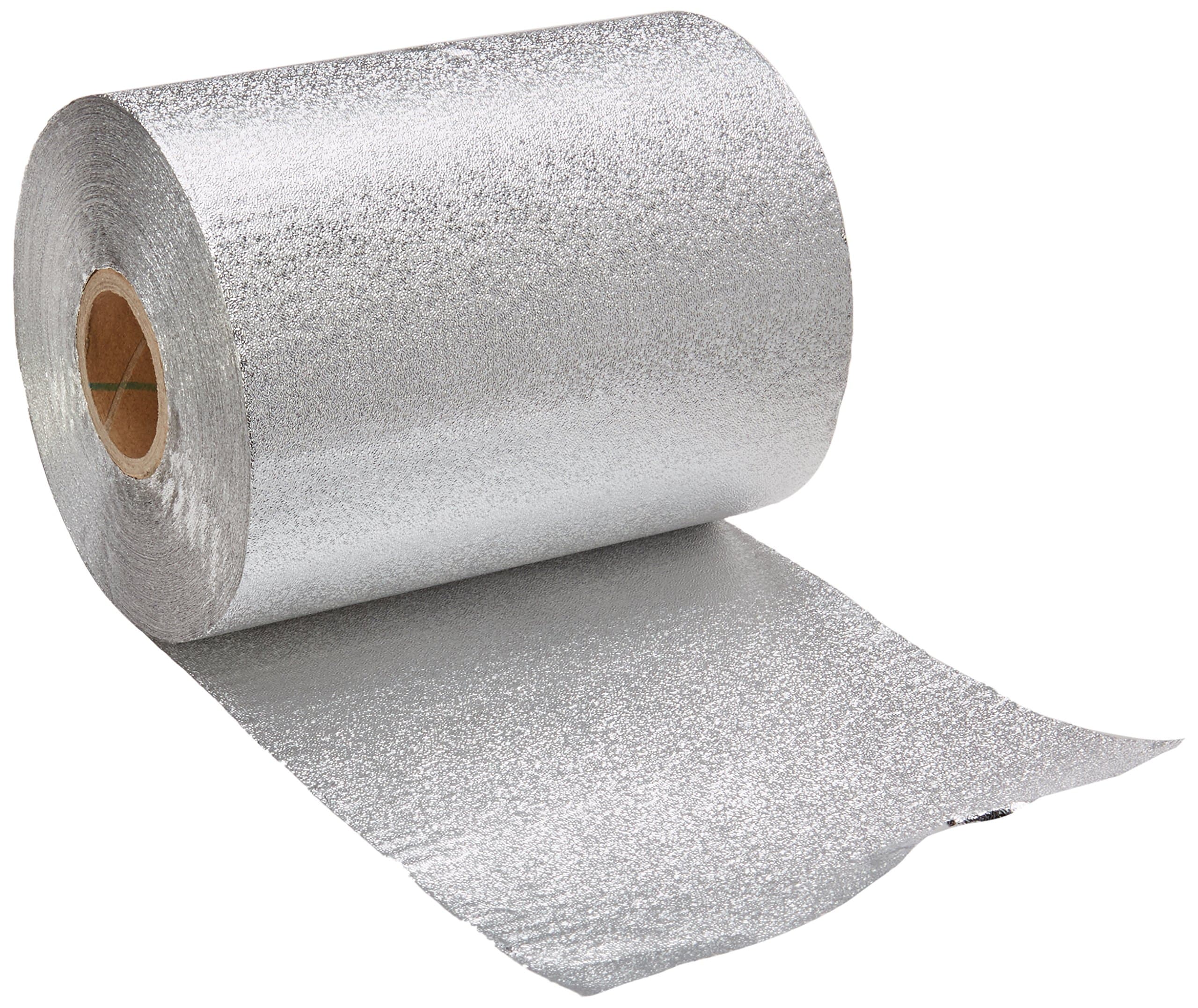 Foil It Star Struck Silver Embossed Heavy Foil Roll 300ft