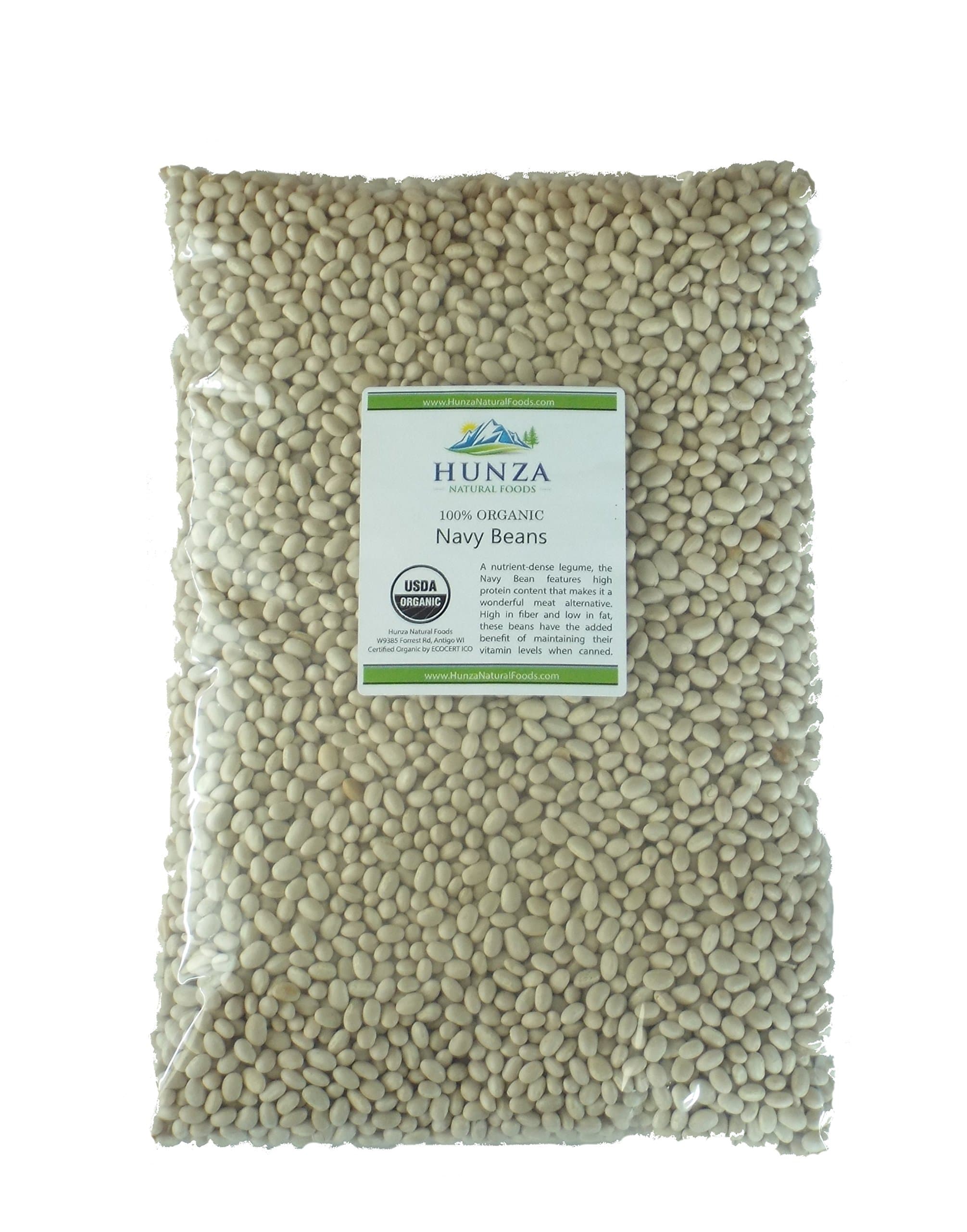Hunza Organic Navy Beans (5 lbs)