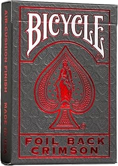 Bicycle Playing Cards: Bicycle - Metalluxe Red