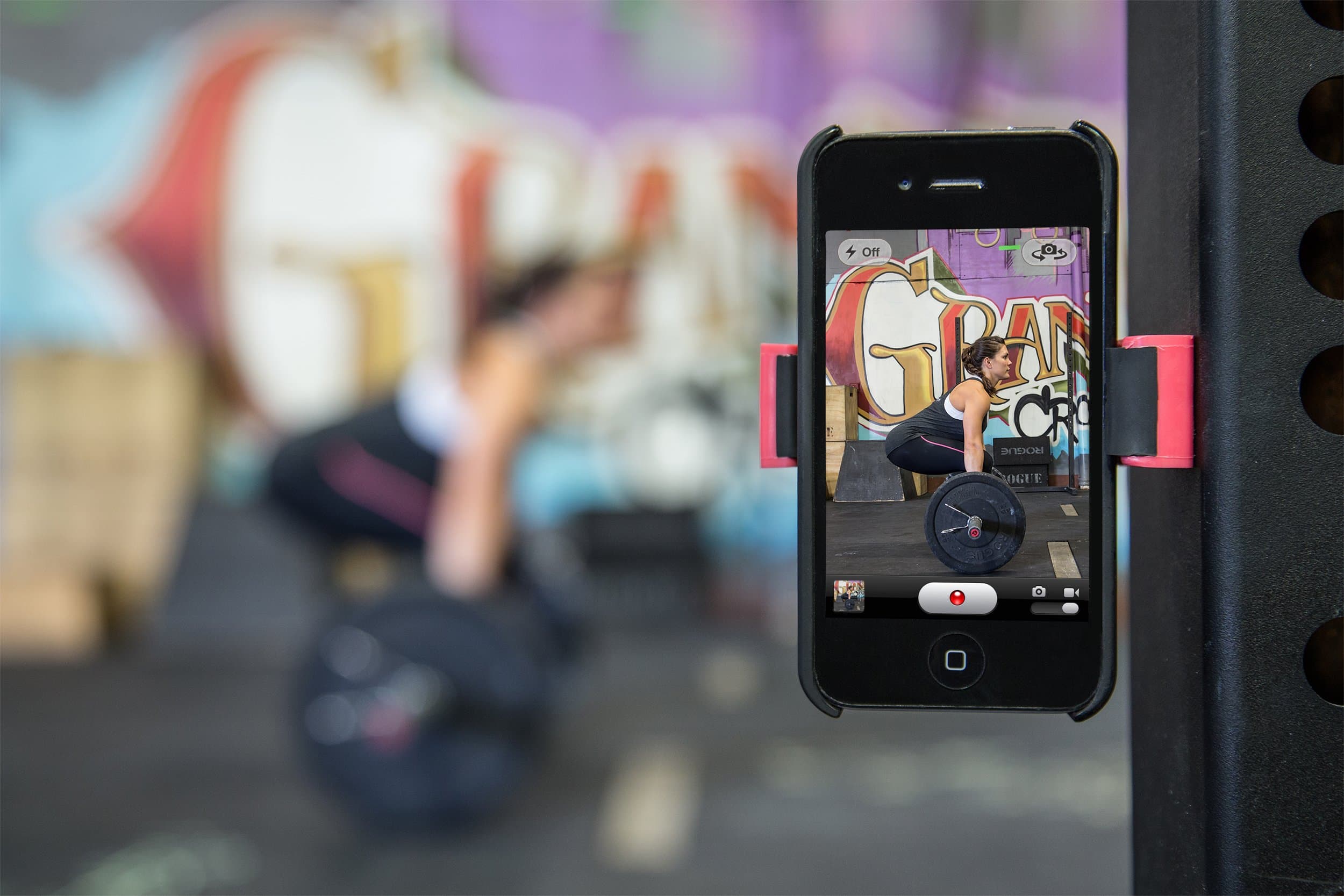 Perchmount Fit Magnetic Athletic Training Tool Smartphone Mount (Neon Green)