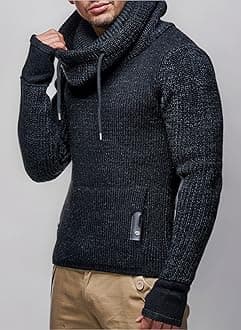 Leif Nelson Men's Pullover Knit Sweater LN-5060