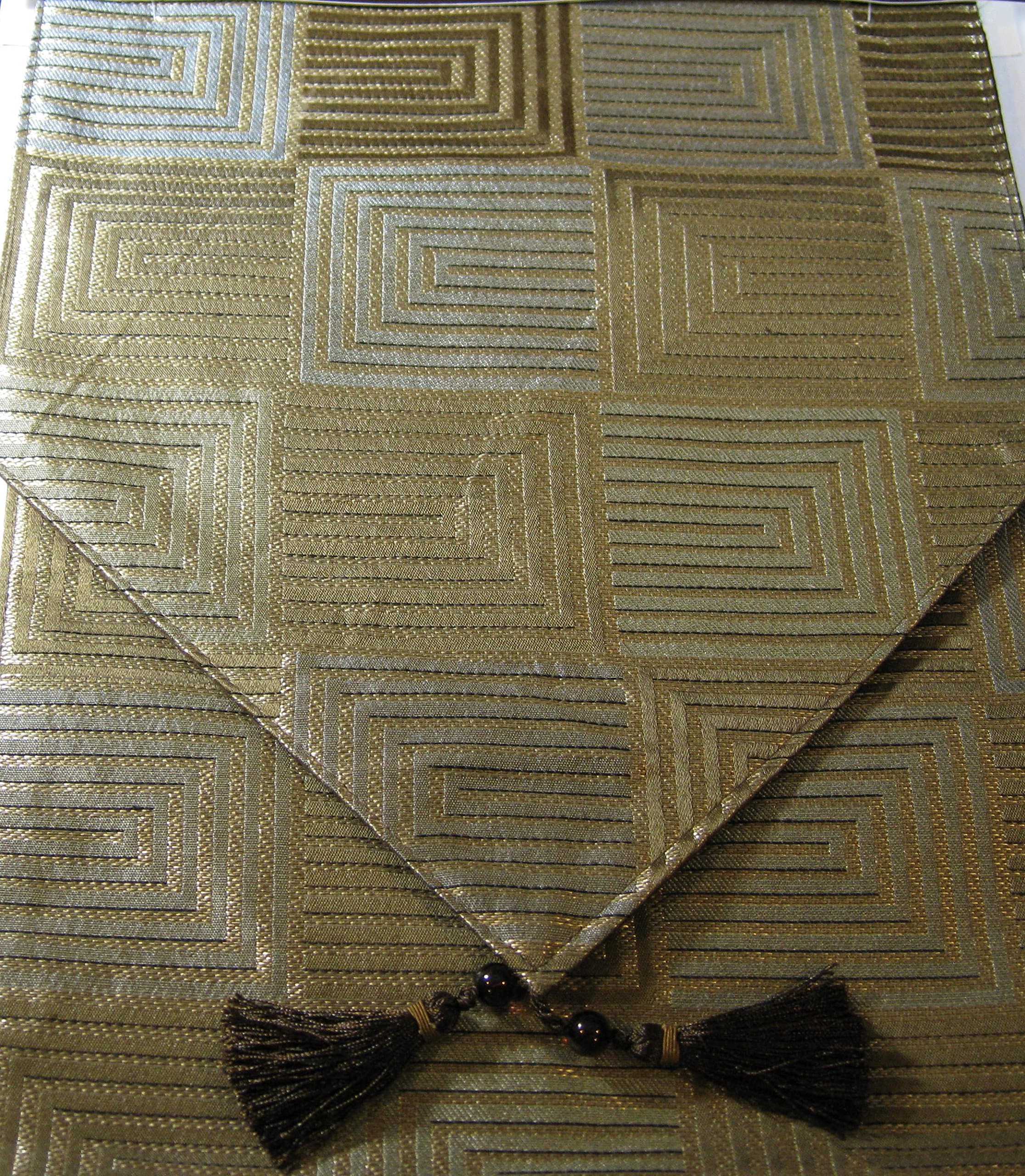 Chapel Hill Table Runner by Croscill - Maze- Multi Color-13" X 72" -100% Polyster