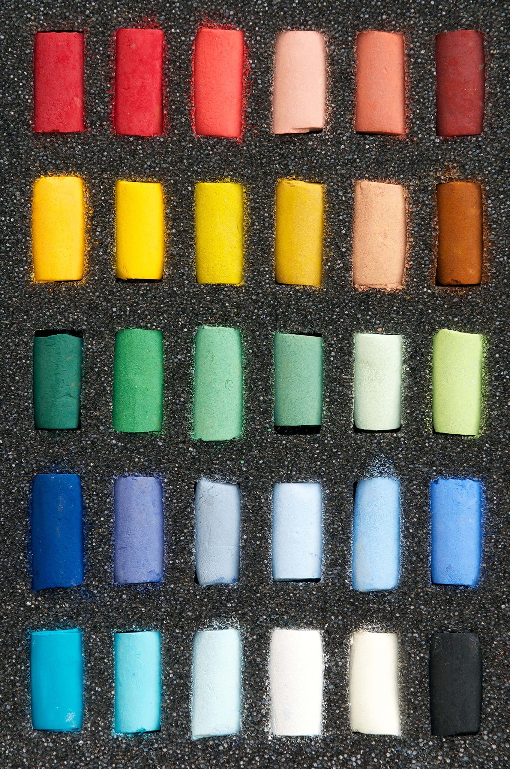 Colour Soft Pastel Hand Made 30 Half-Stick Set