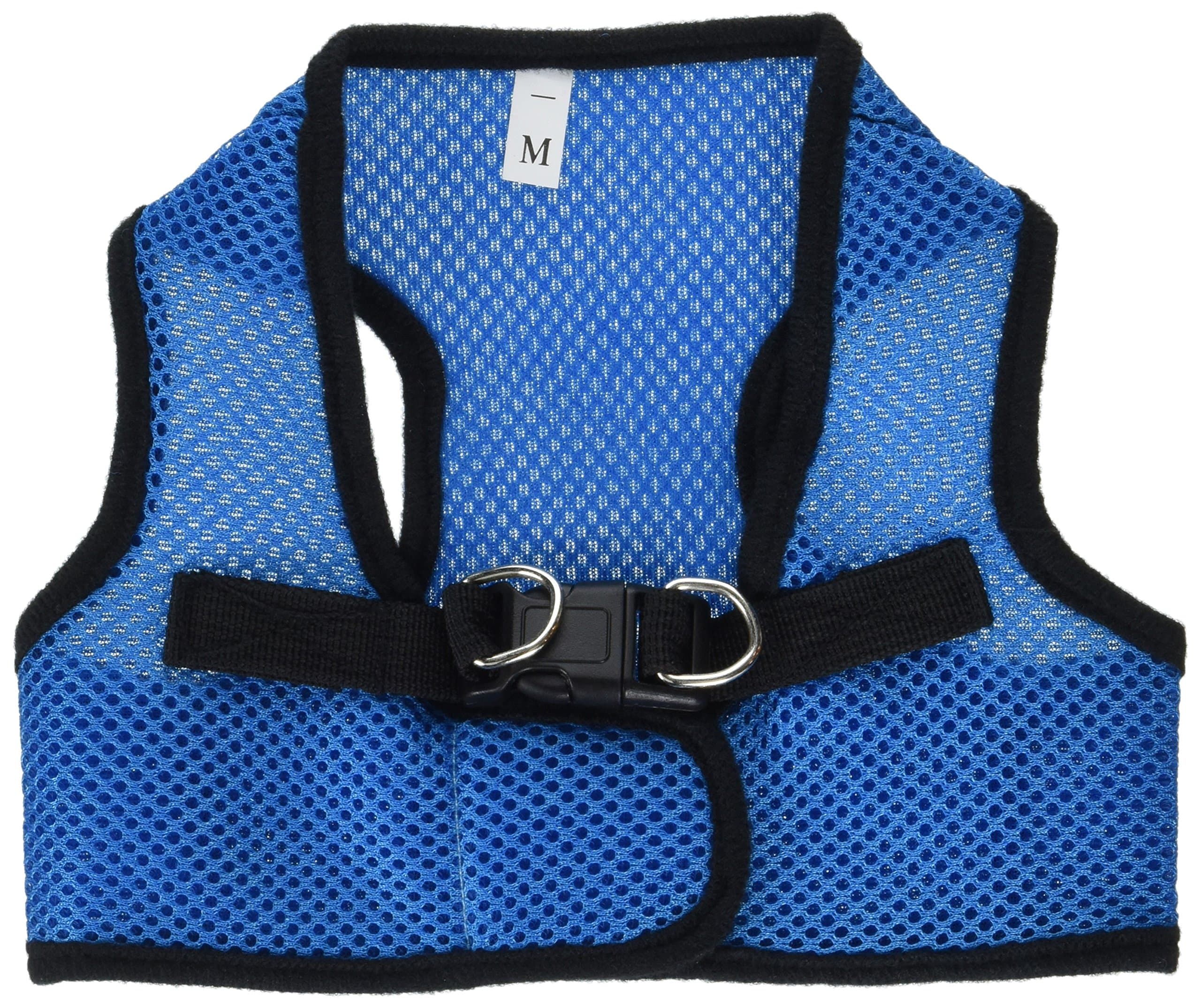 Weebo PetsSoft'n'Safe Adjustable Dog Harness (Blue, M)