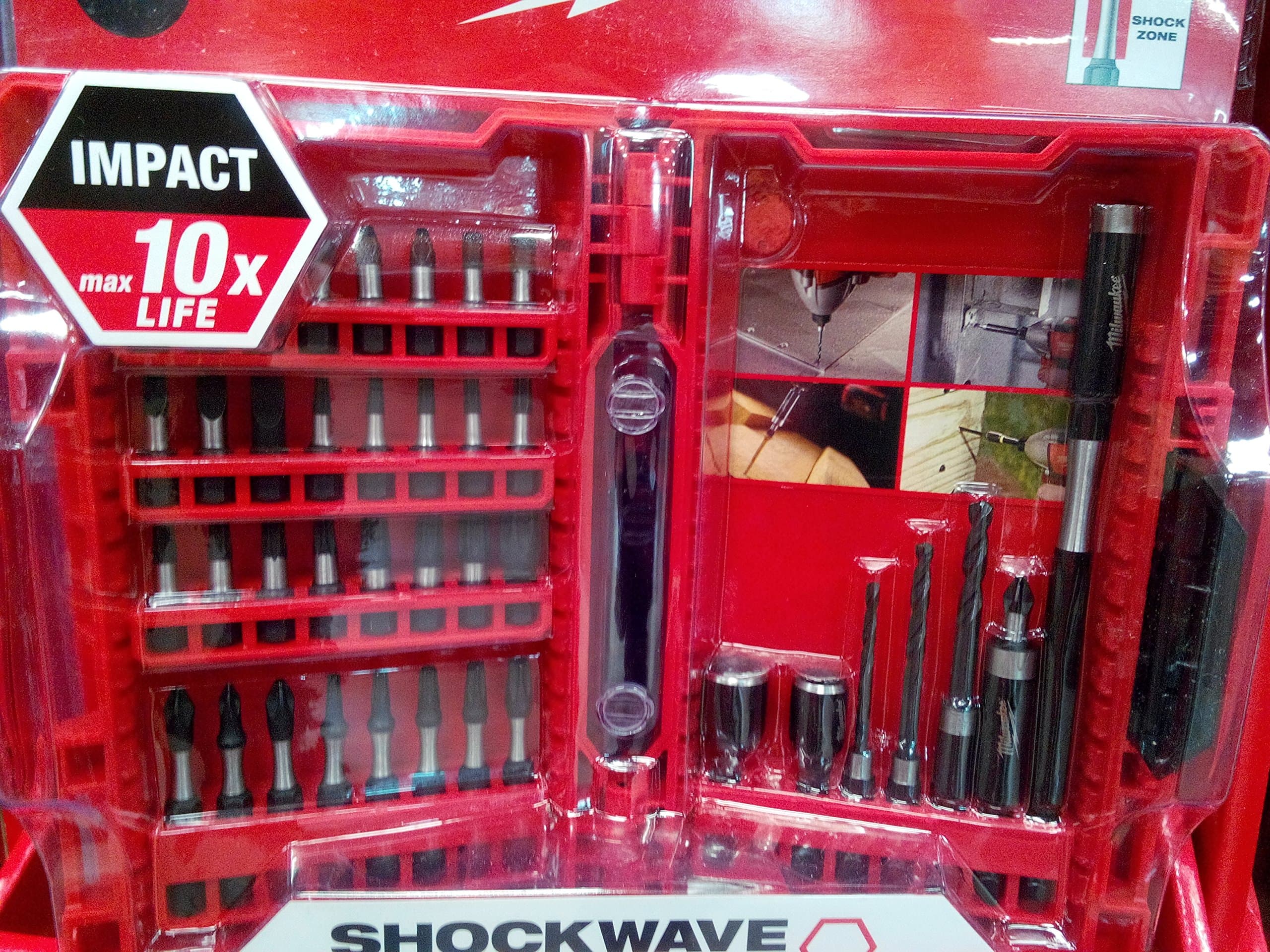 Milwaukee Shockwave 40 Pc Drill & Driver Bit Set 4932430582