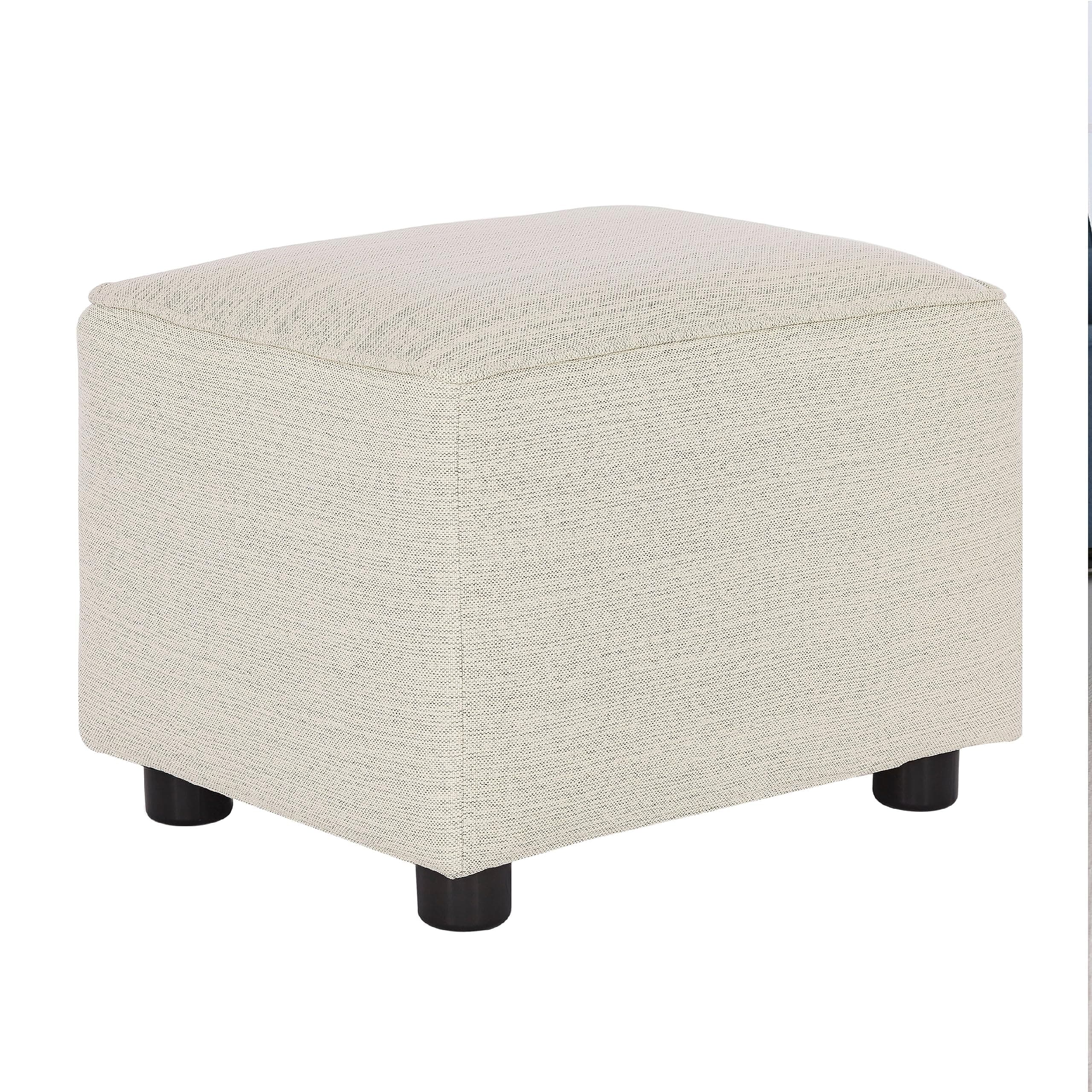 Holland Upholstered Ottoman in Thunder